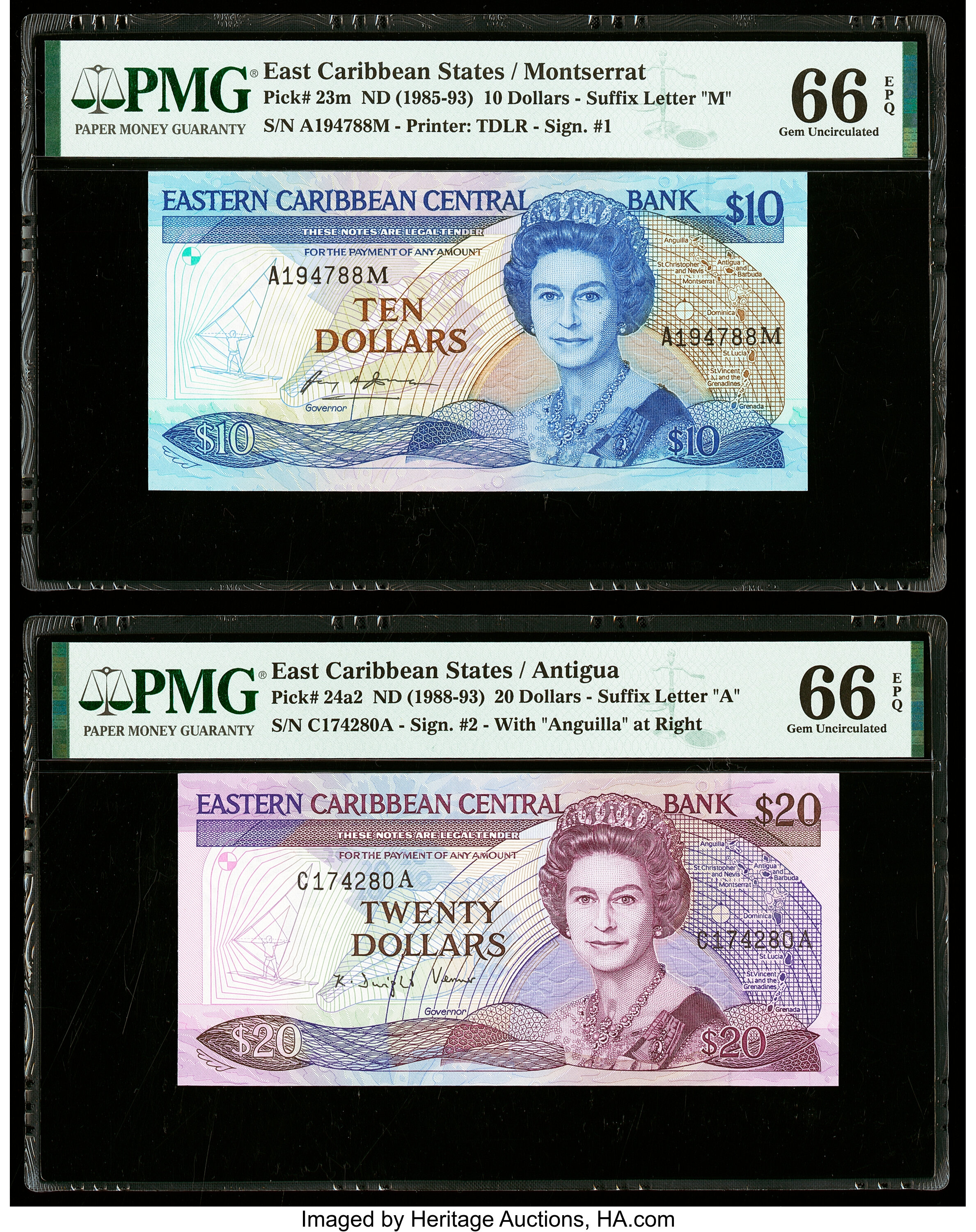 【激安セール】 Pennyral Caribbean Eastern Bank B207z,P23 dollars 10 美容液