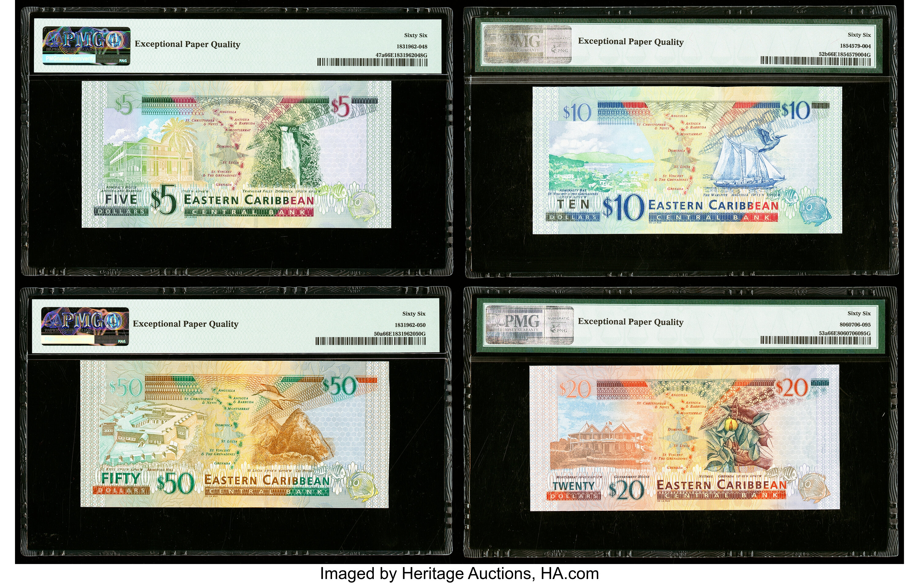 image for: East Caribbean States  20 dollars (B237b)