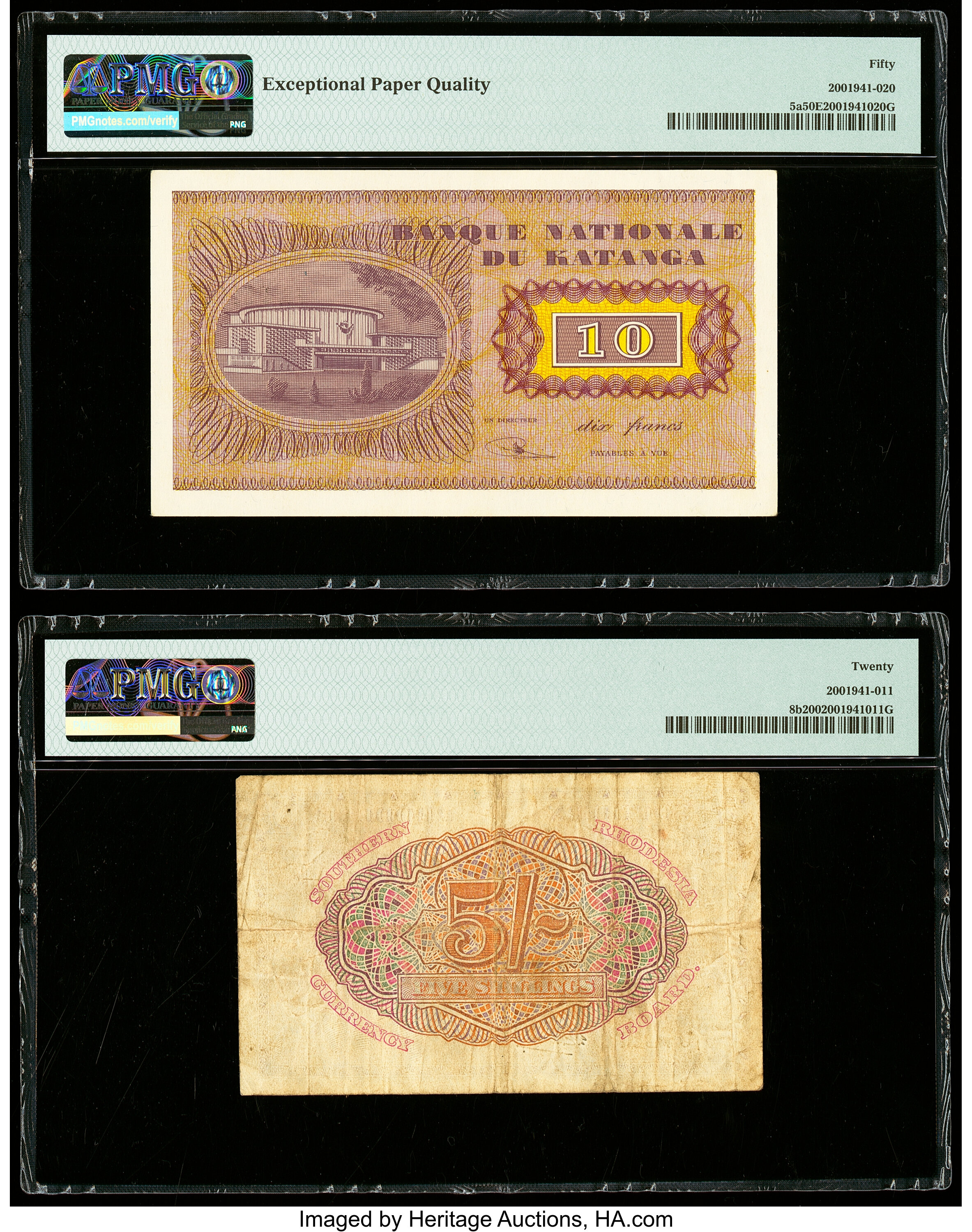 image for: Southern Rhodesia  5 shillings (B102b4)