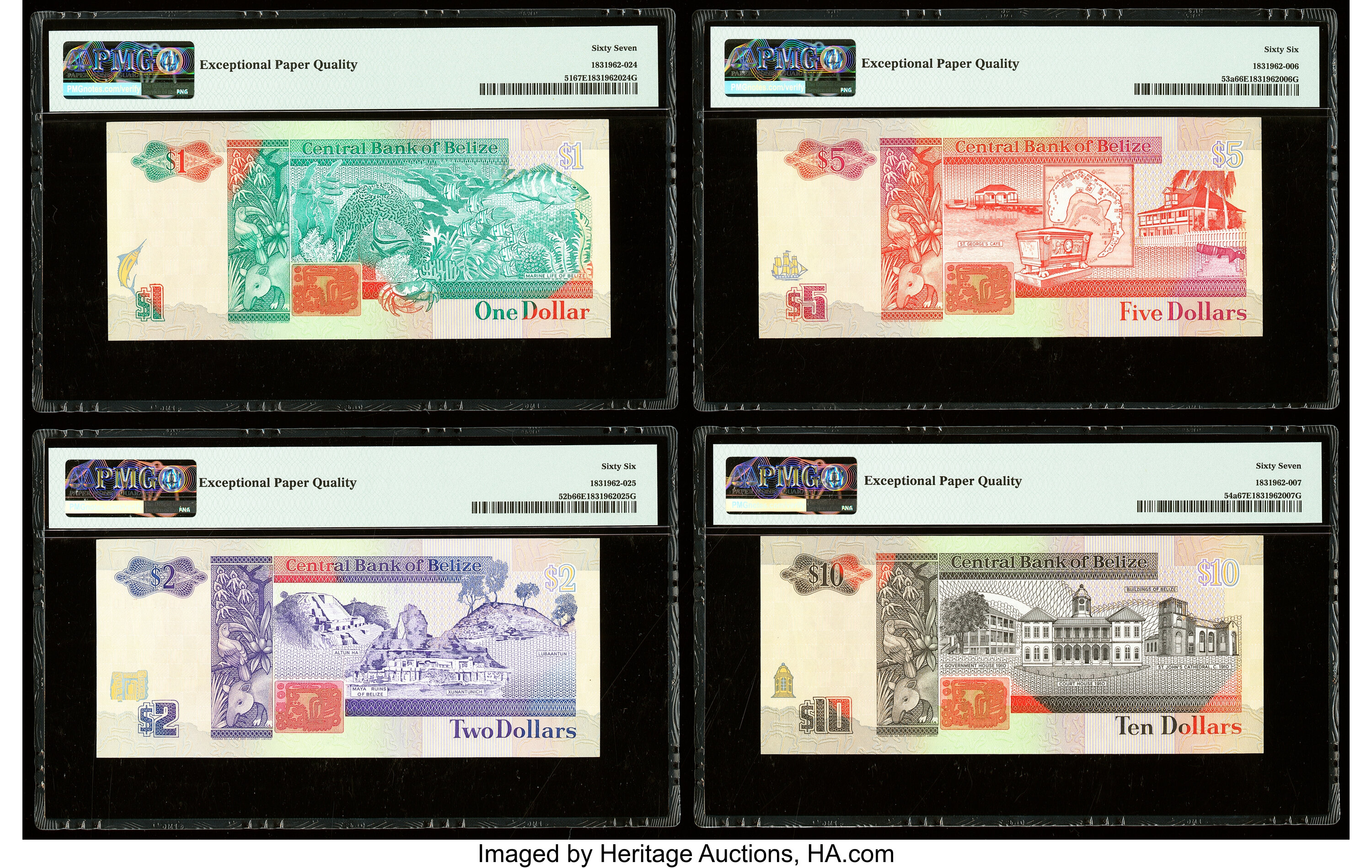 image for: Belize  10 dollars (B312b)