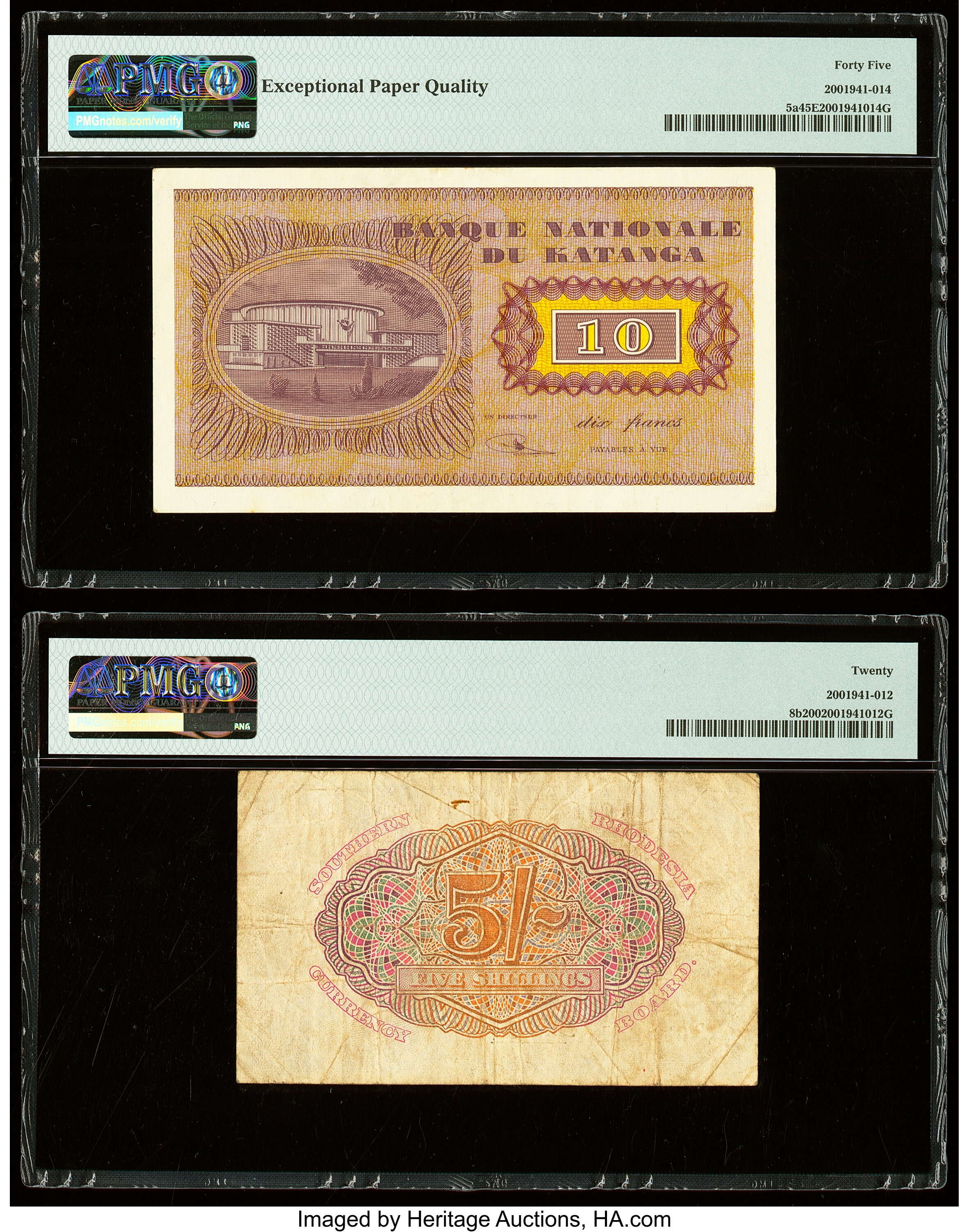 image for: Southern Rhodesia  5 shillings (B102c1s)