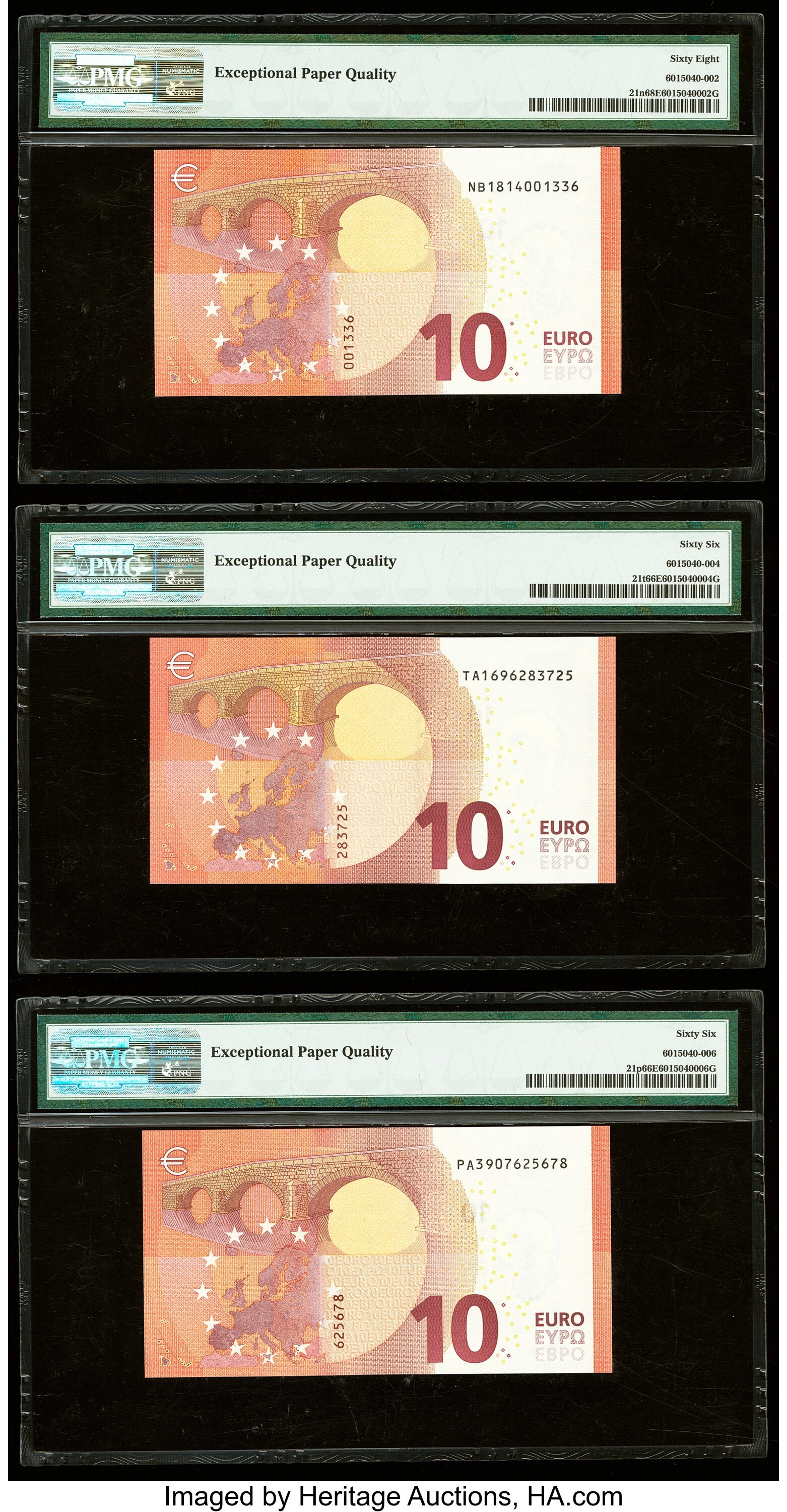 European Pennyral Bank 20 euro B103e2,P10e Sig 2 Trichet Prefix E Printer G  Coin Pricing Guide