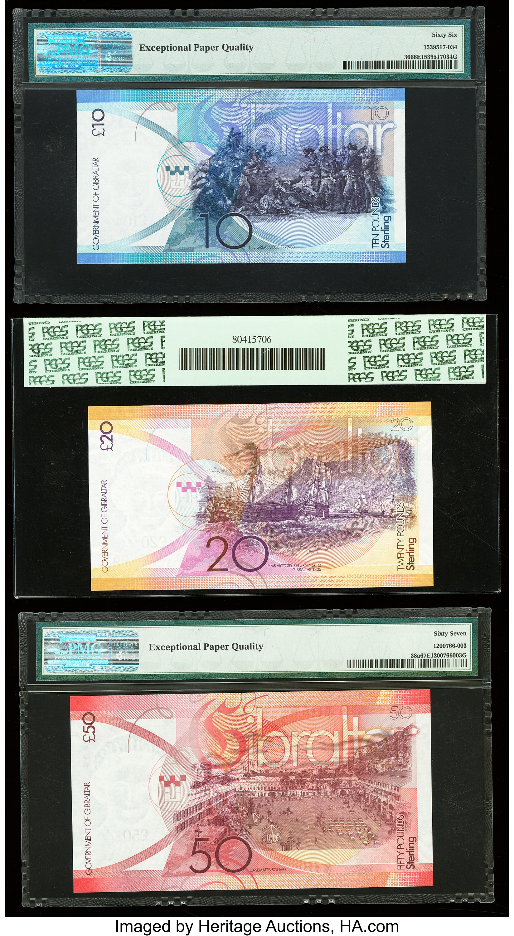 image for: Gibraltar  50 pounds (B133as1)