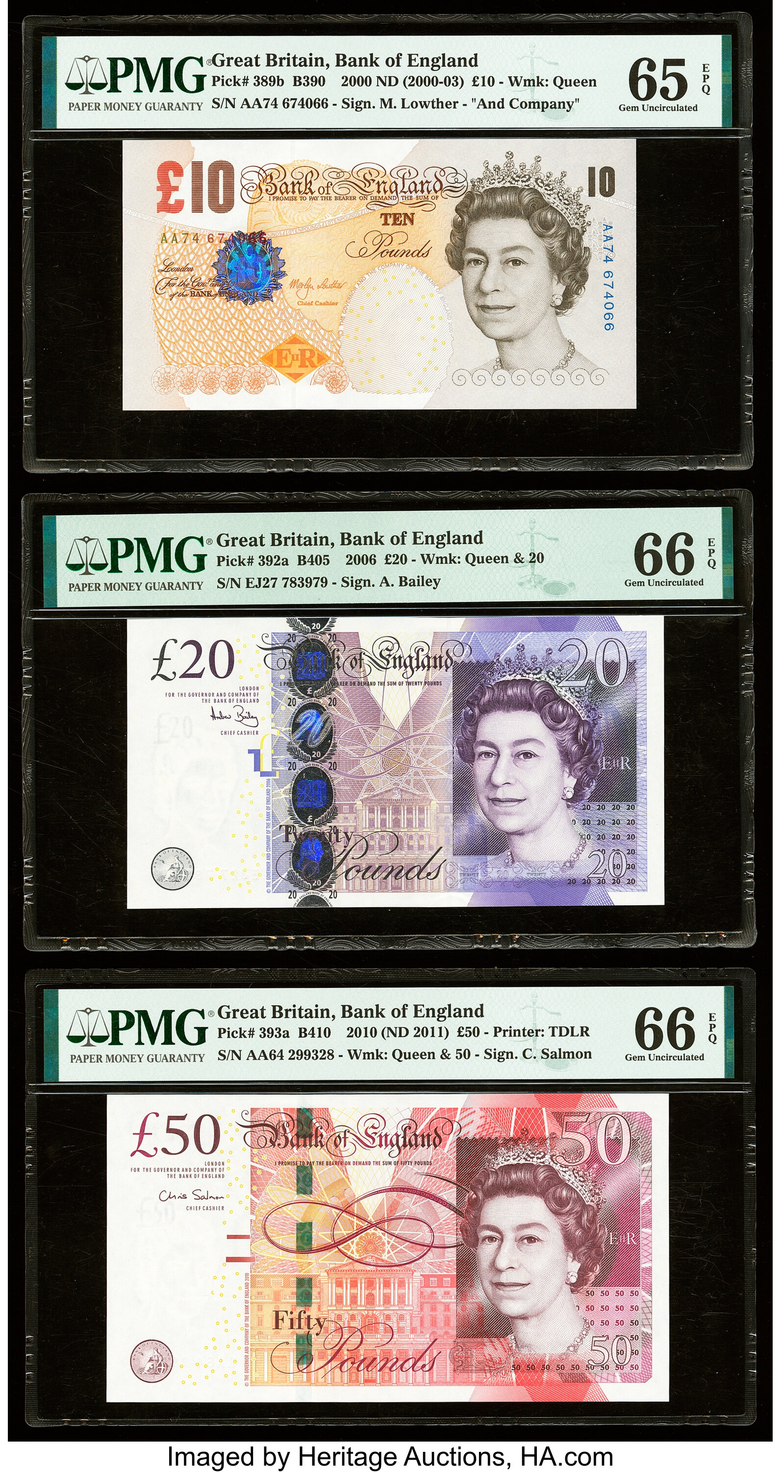 image for: United Kingdom  50 pounds (B202b)