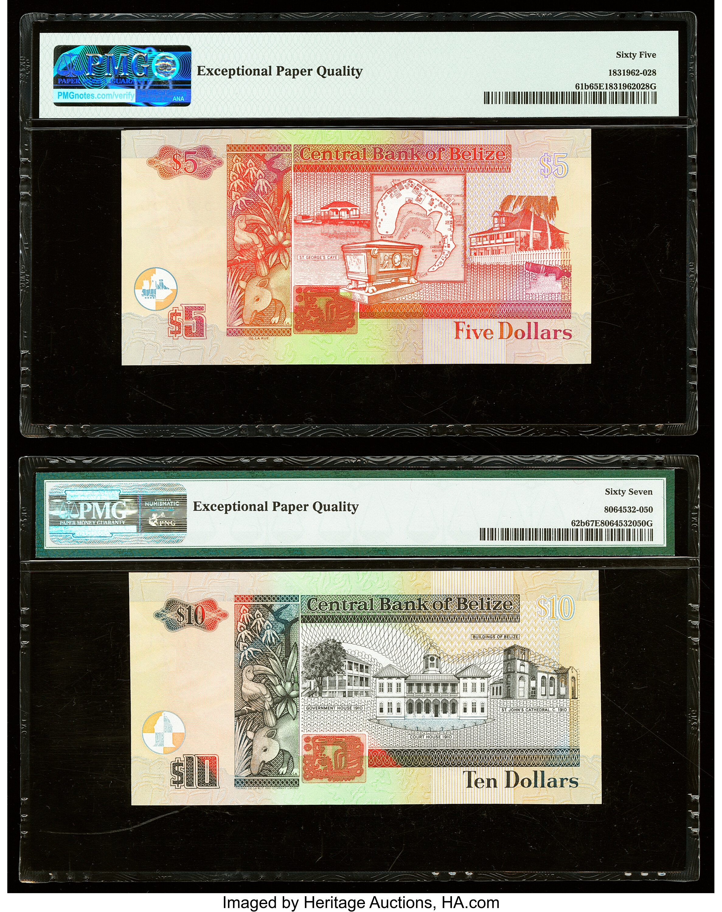image for: Belize  10 dollars (B317as2)