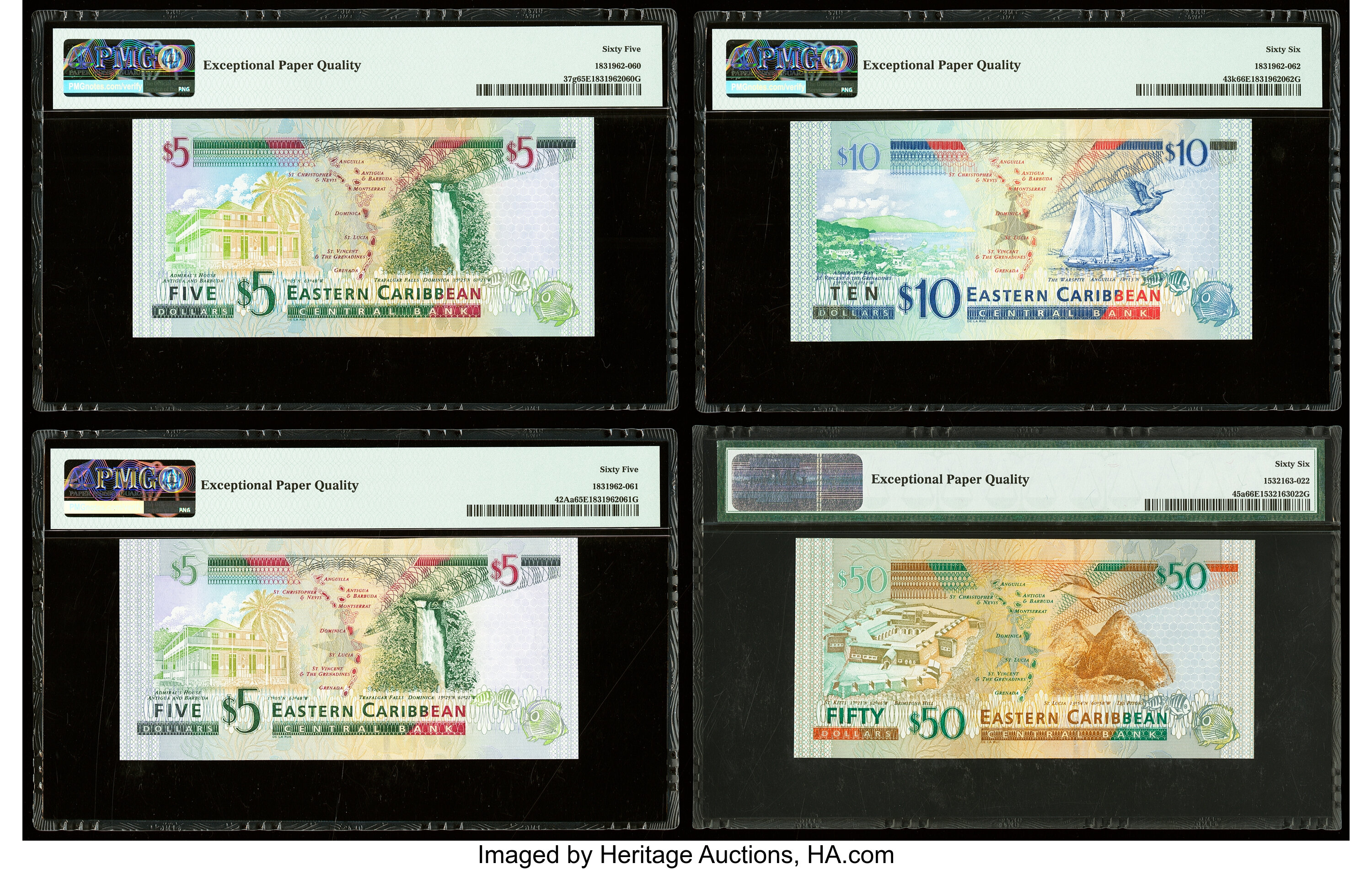 image for: East Caribbean States  5 dollars (B221g)