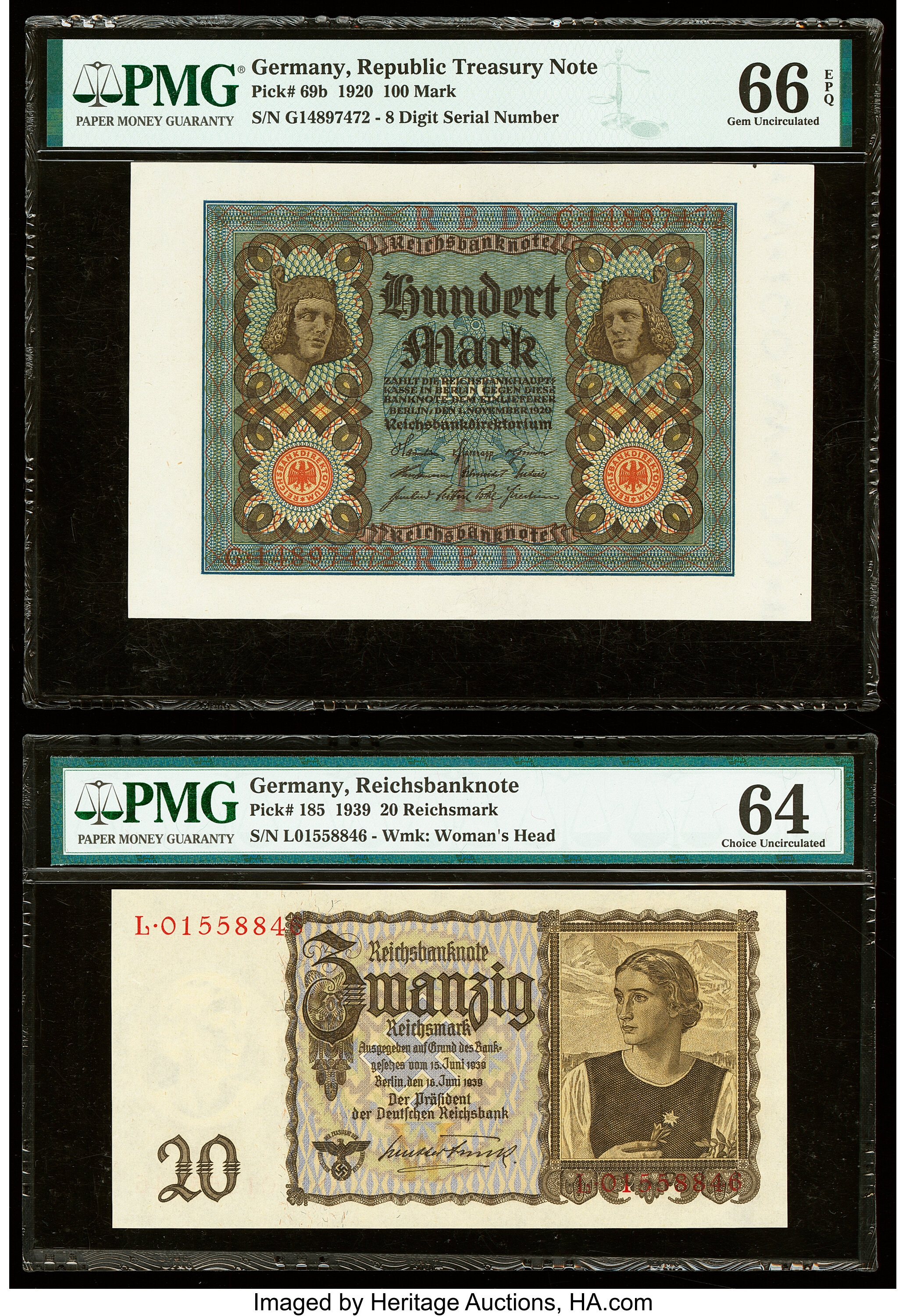 image for: Germany  100 mark (B224a14)