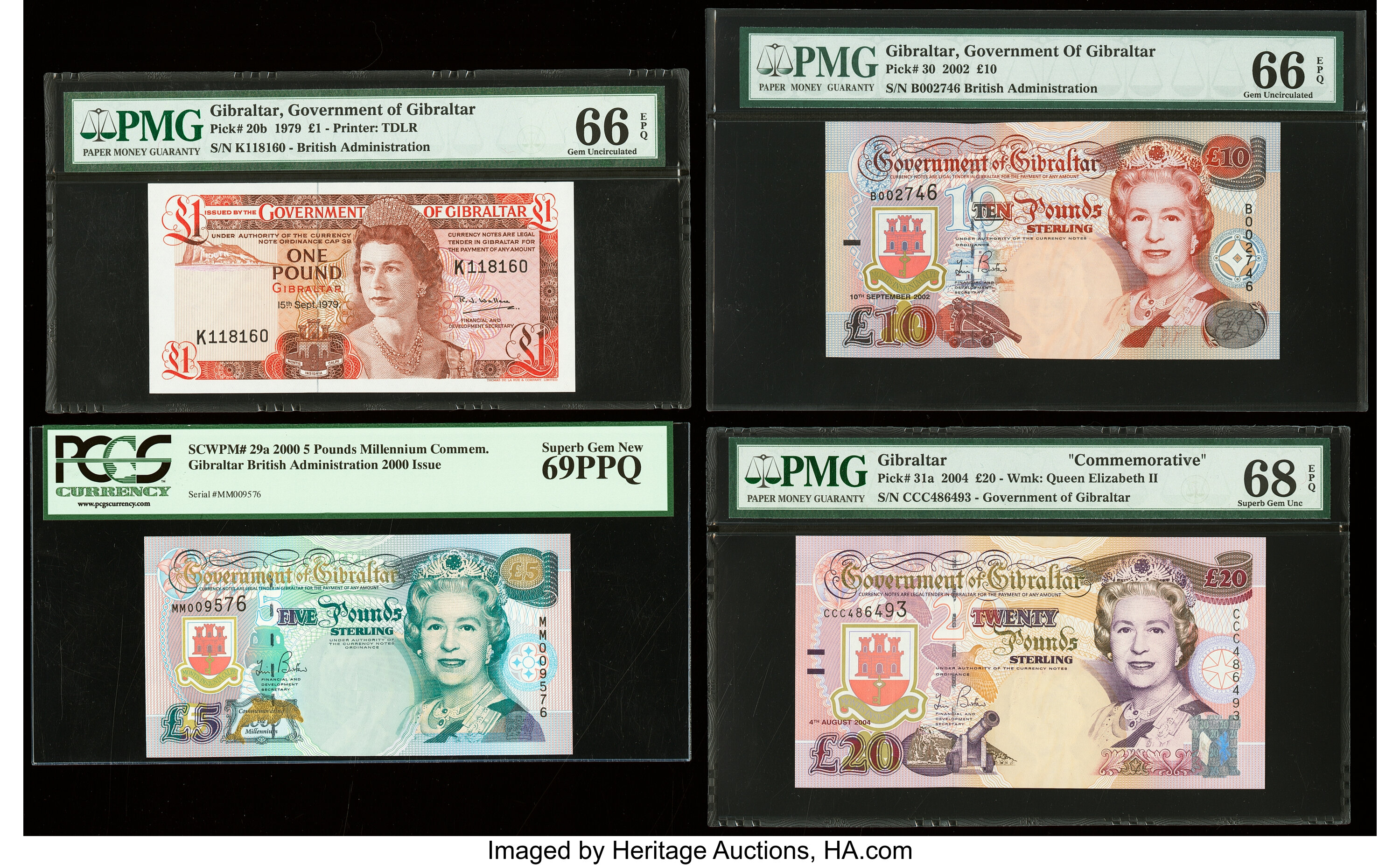 image for: Gibraltar  10 pounds (B128a)