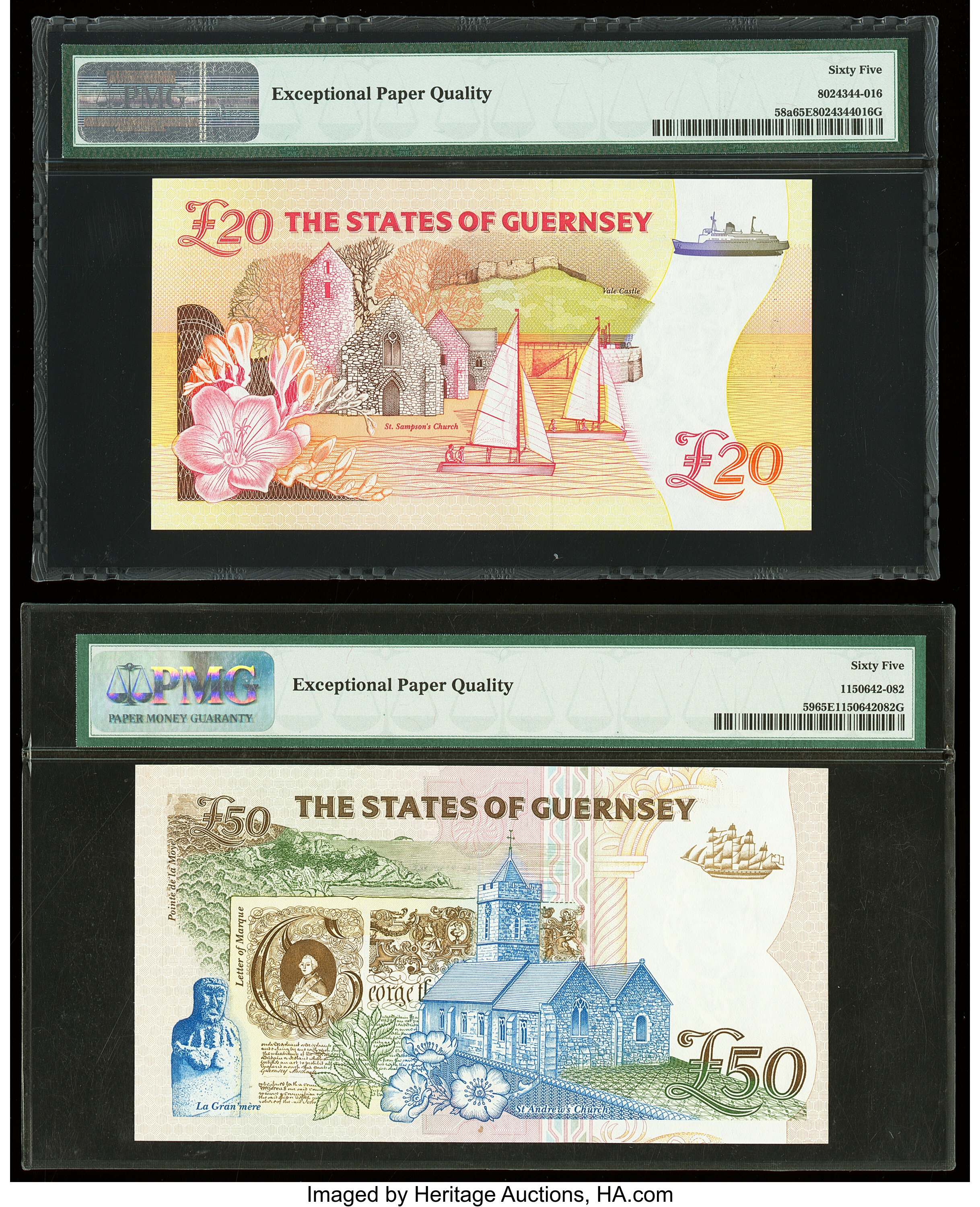 image for: Guernsey  20 pounds (B166a)