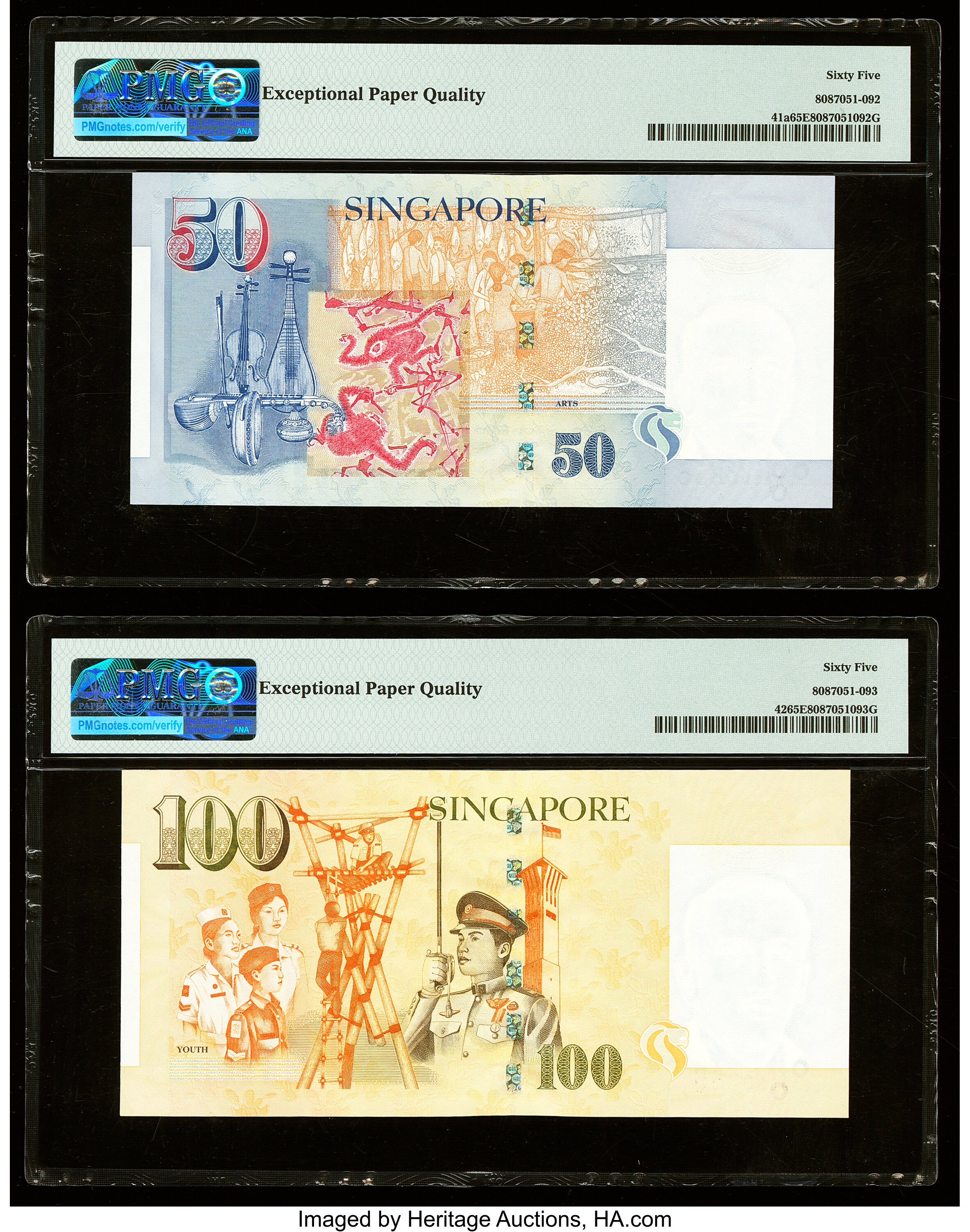 image for: Singapore  10 dollars (B134a)