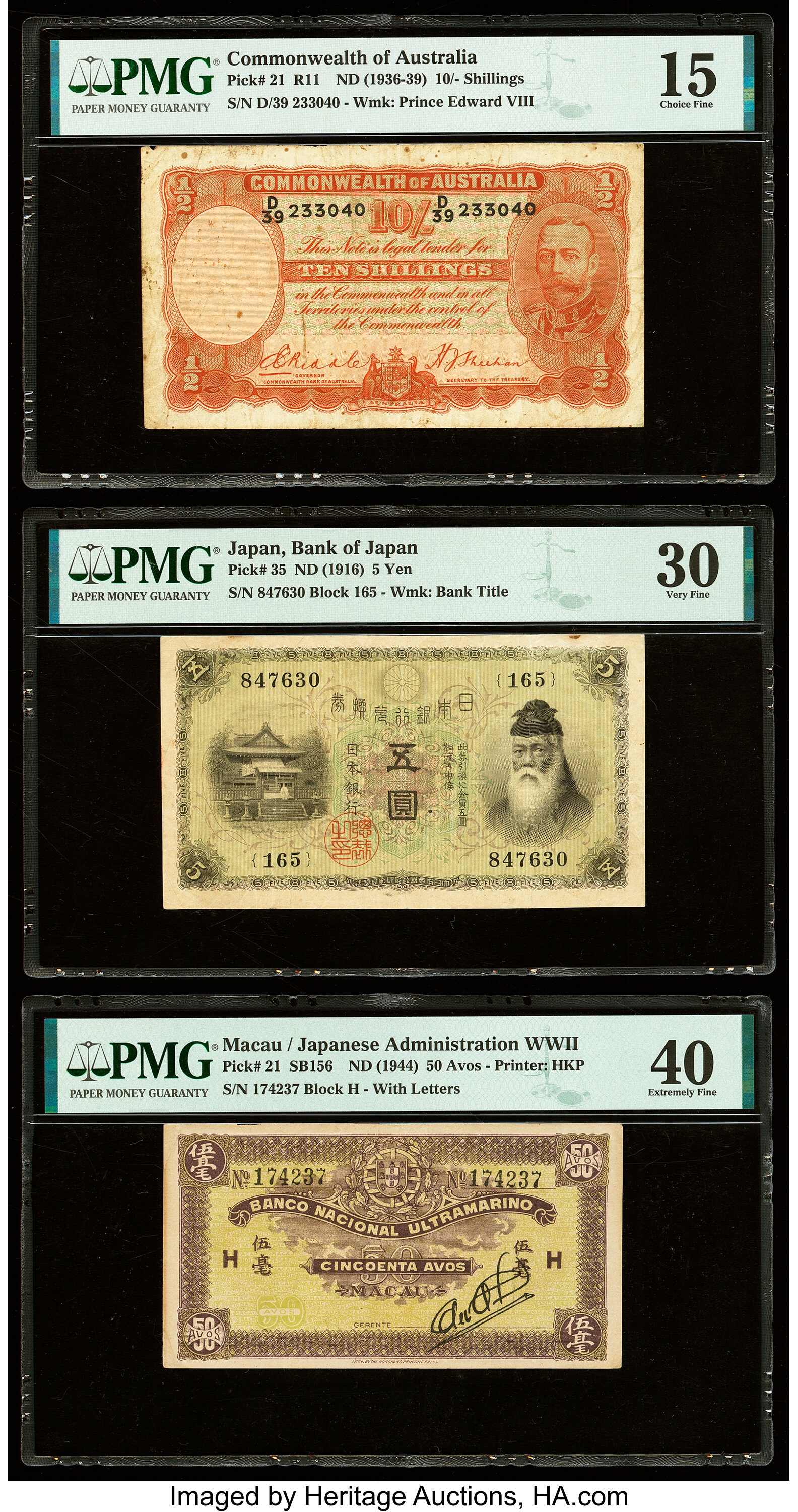 image for: Australia  10 shillings(B125as)
