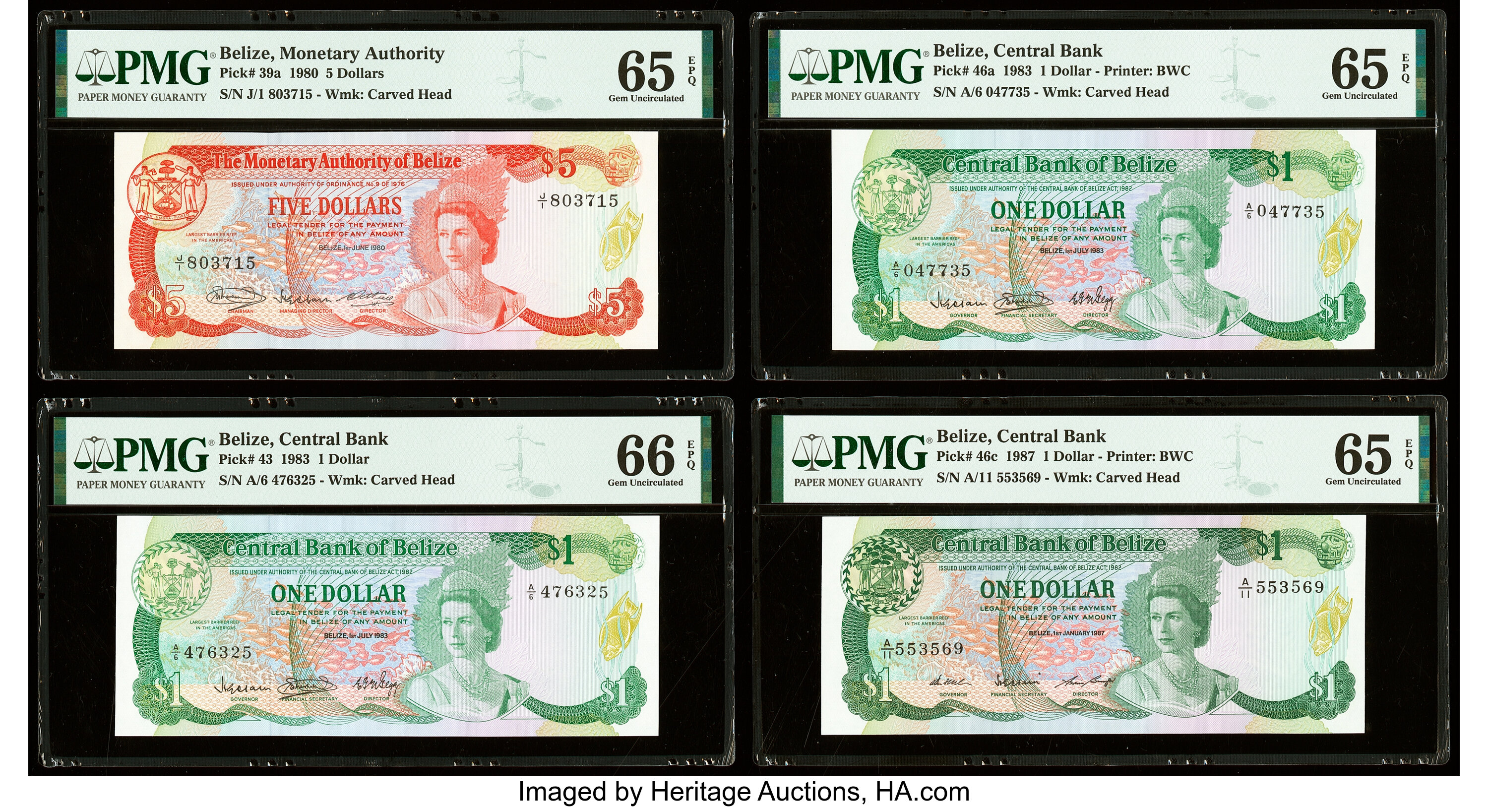 image for: Belize  1 dollar (B304z)