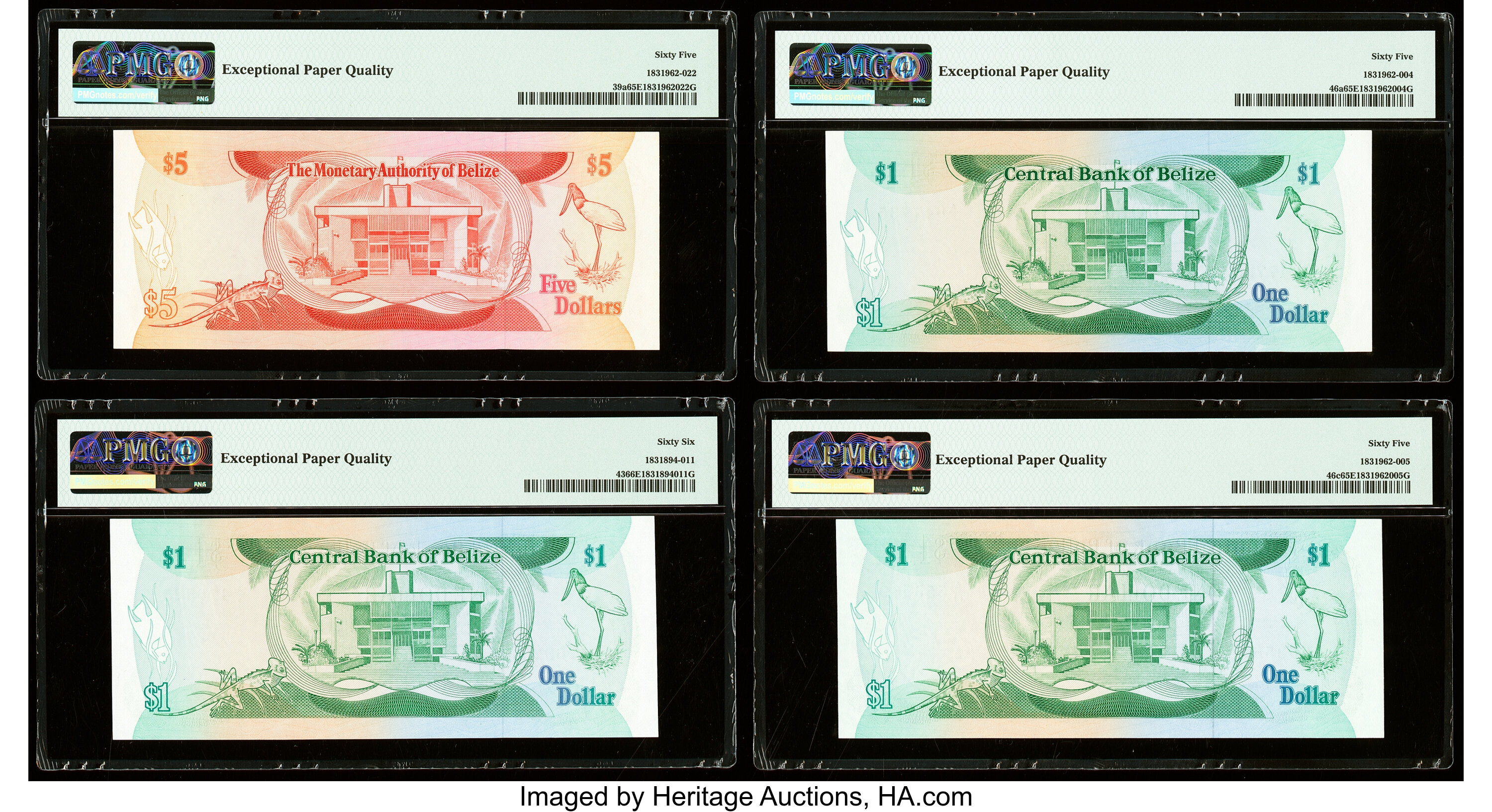 image for: Belize  1 dollar (B304c)