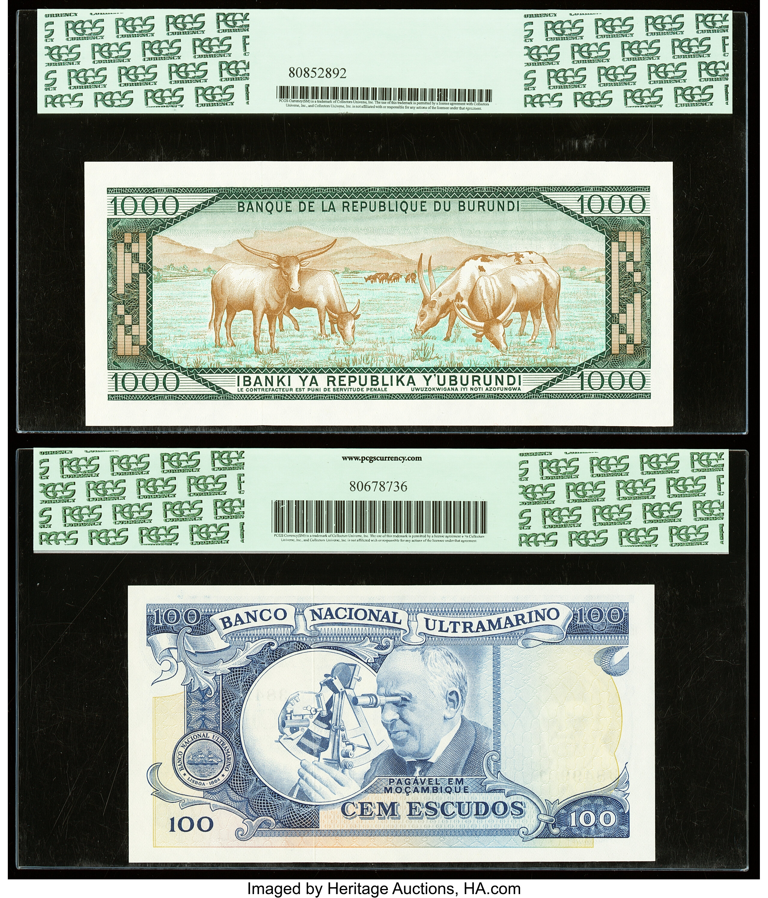 image for: Burundi  1,000 francs (B220c)