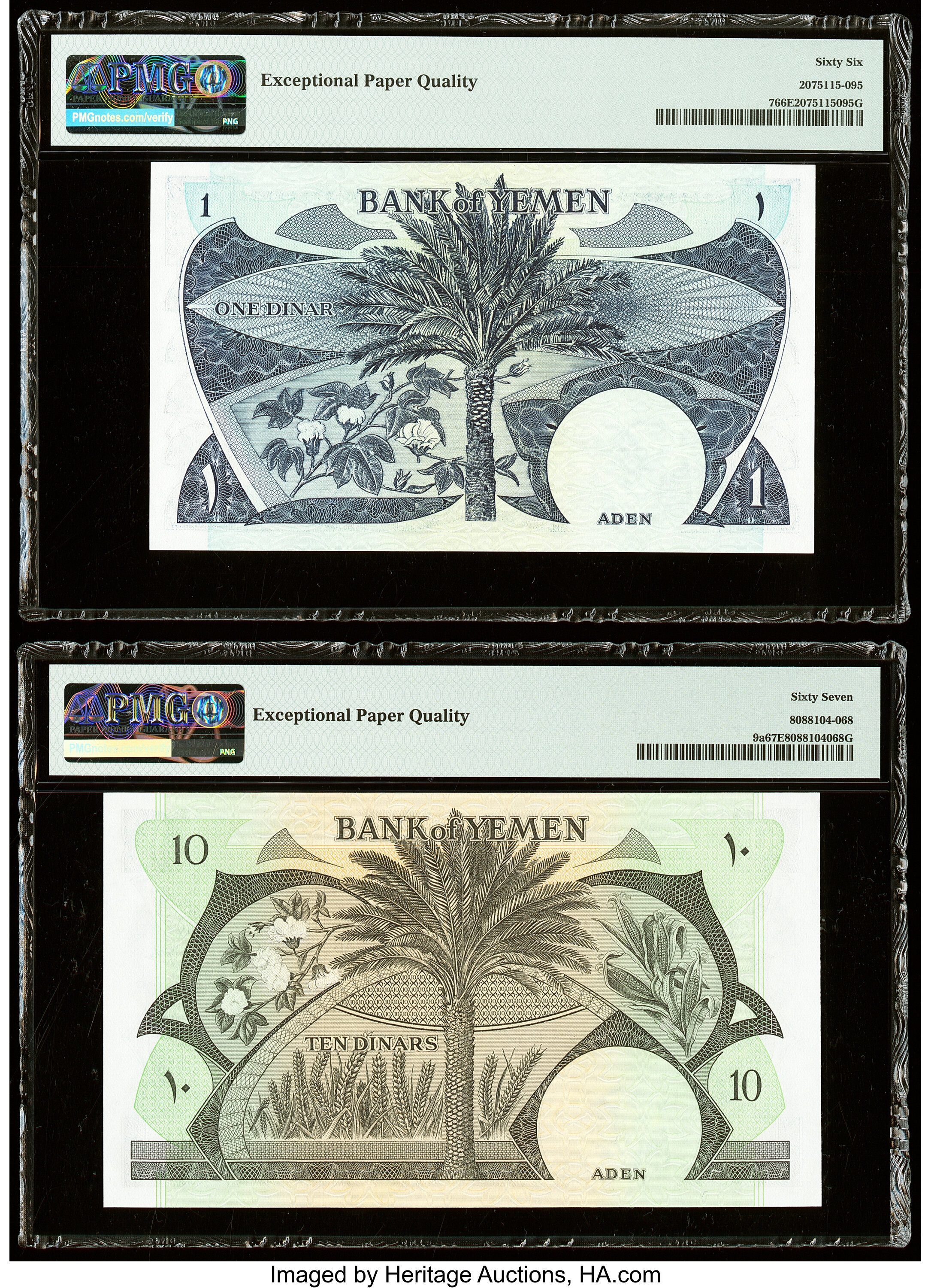 image for: Democratic Republic of Yemen  10 dinars (B104az)