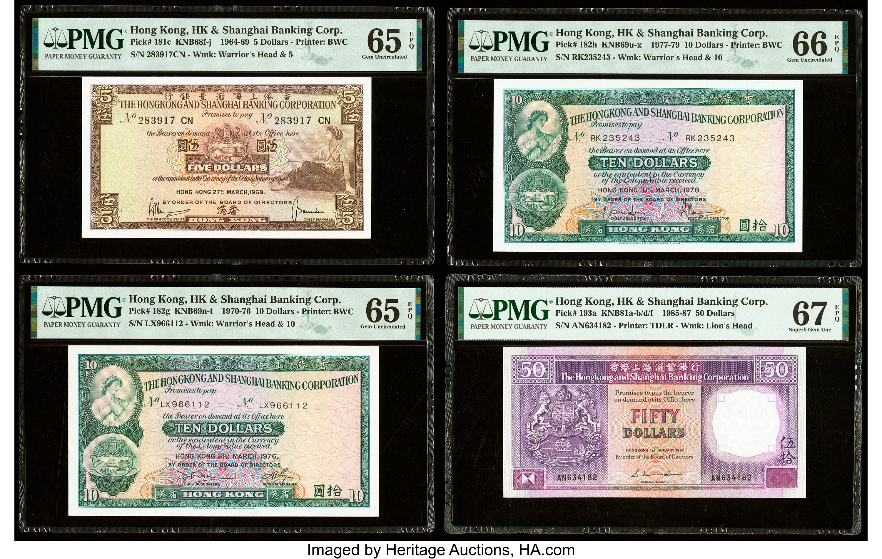 image for: Hong Kong  50 dollars (B675h)