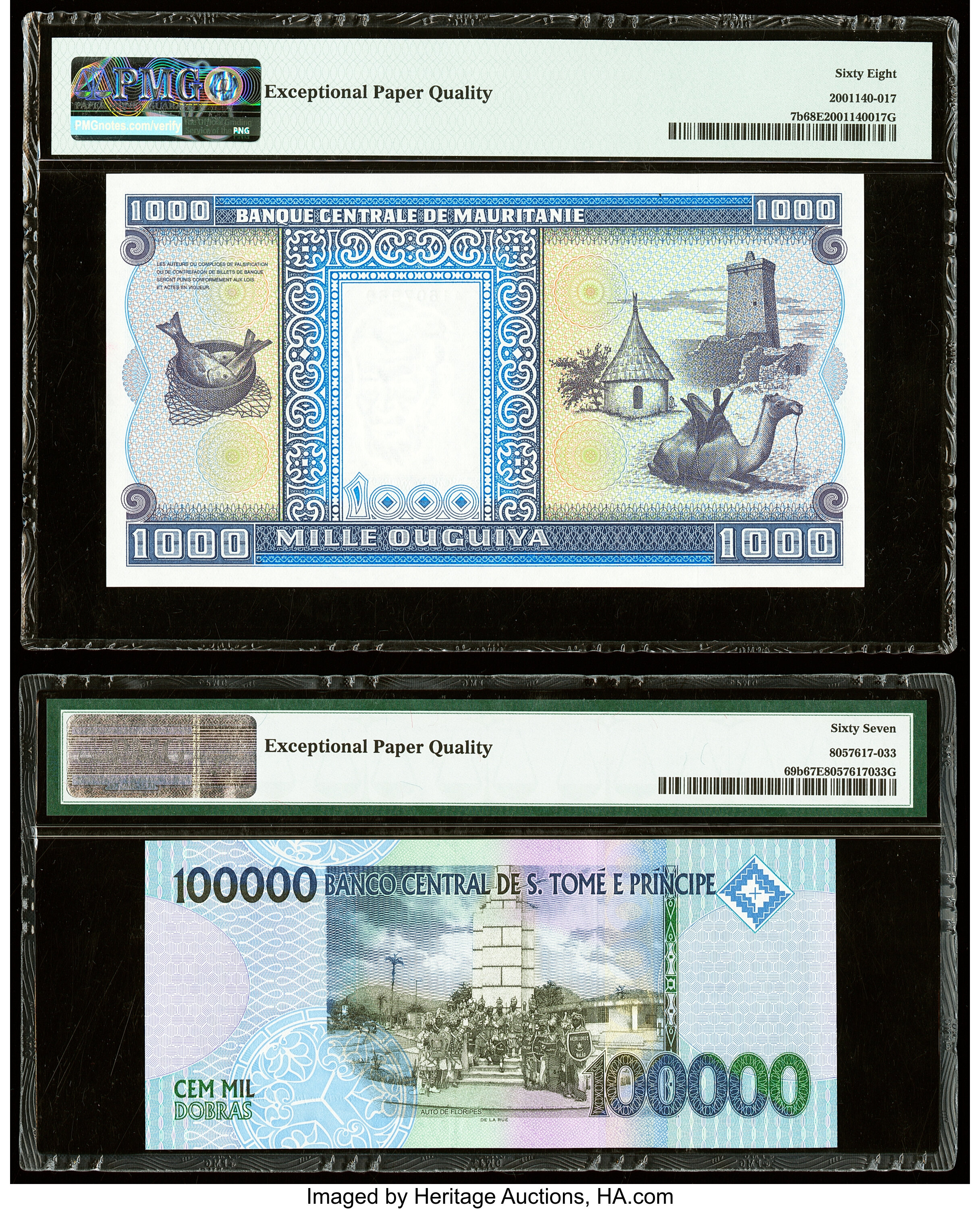 image for: Mauritania  1,000 ouguiya (B107h)