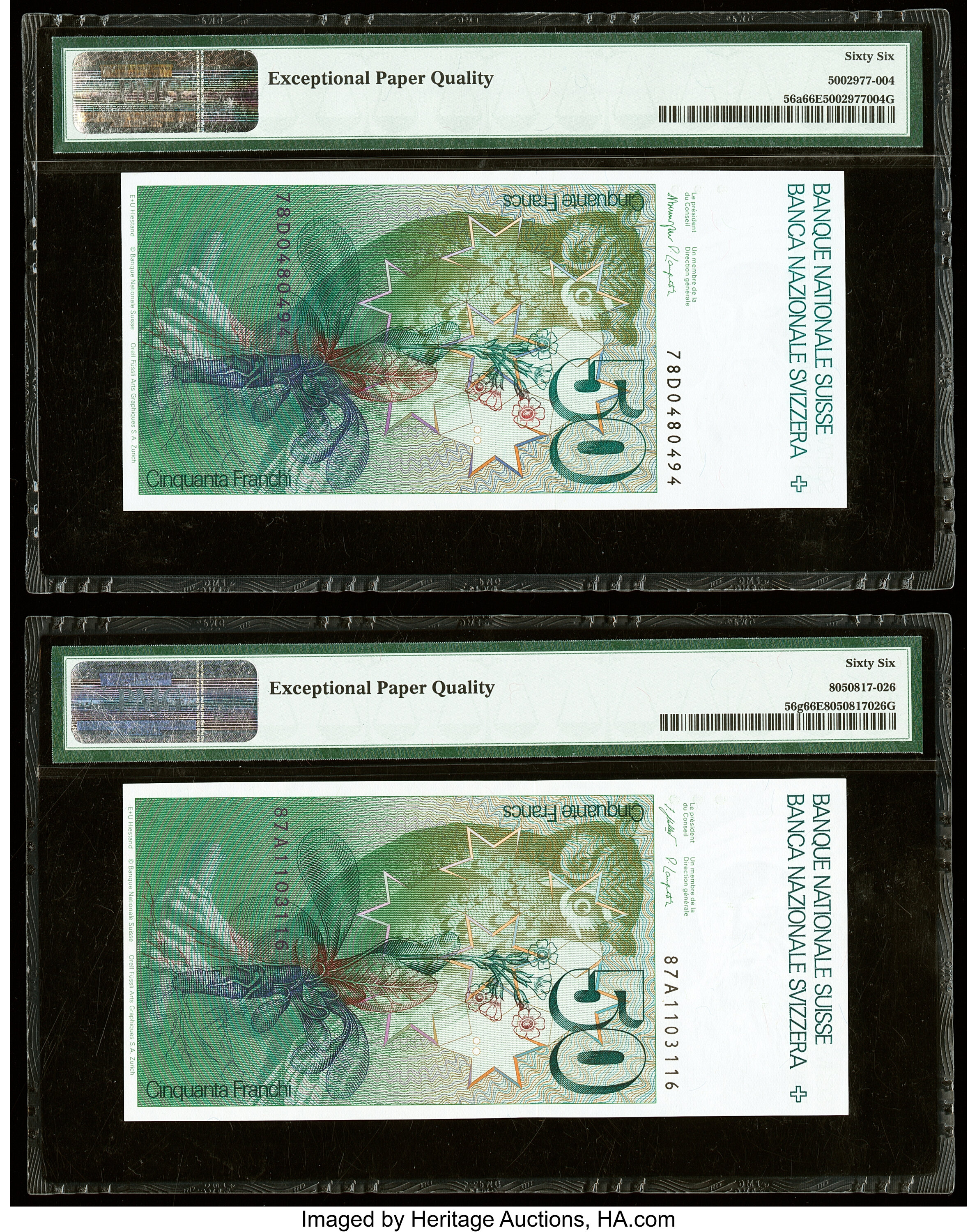 image for: Switzerland  50 francs (B339g)