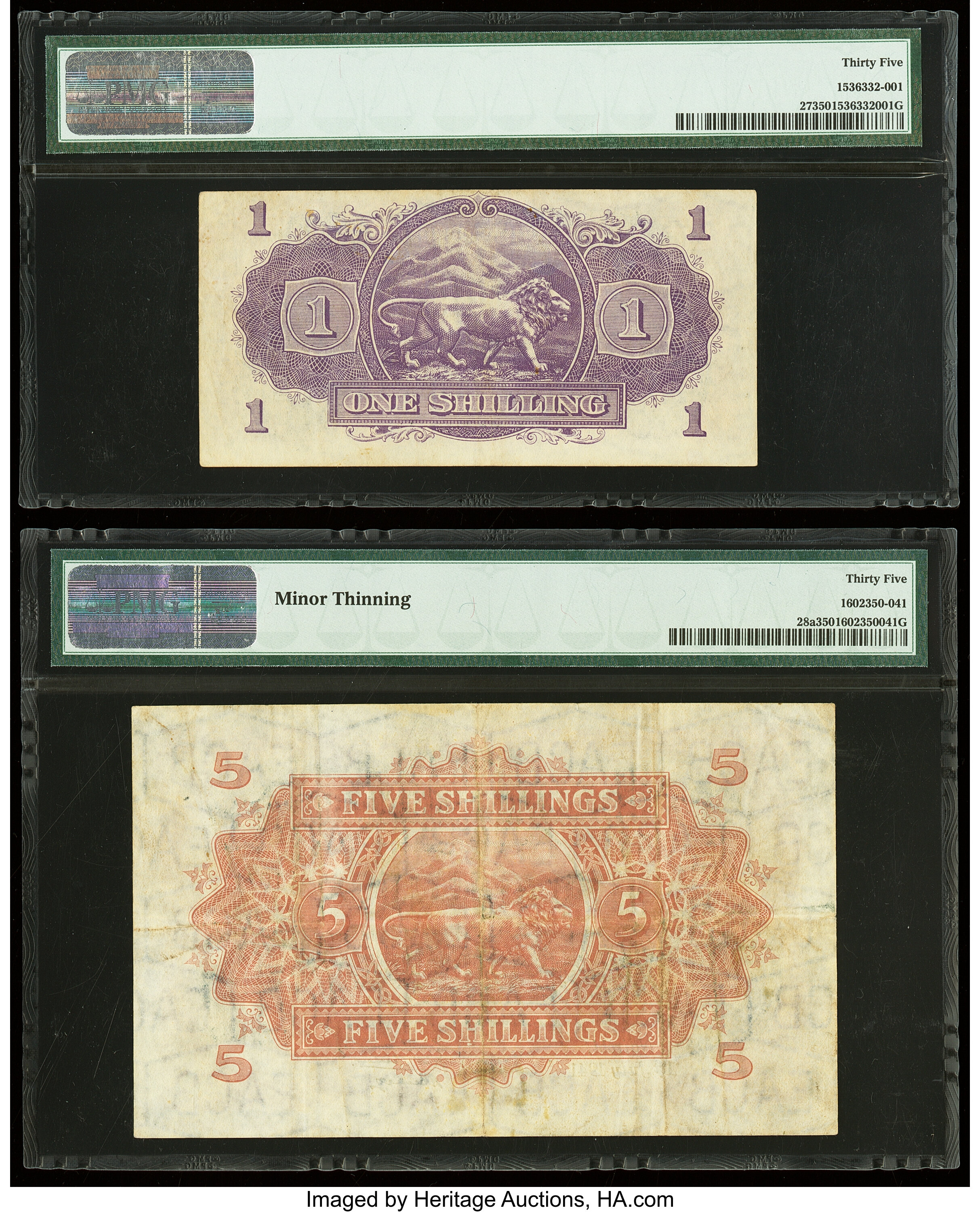 image for: East Africa  1 shilling (B216as)
