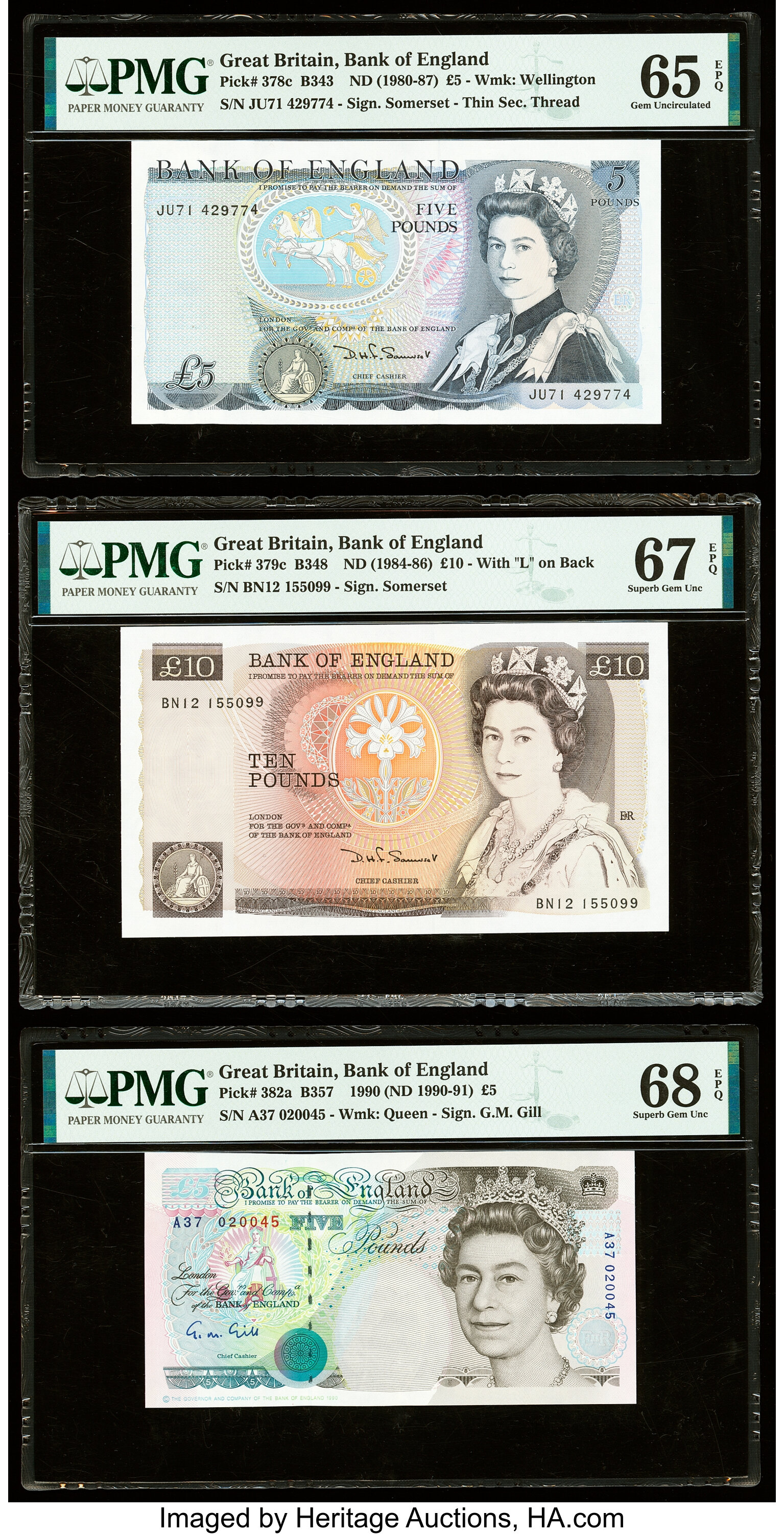 image for: United Kingdom  5 pounds (B192as)