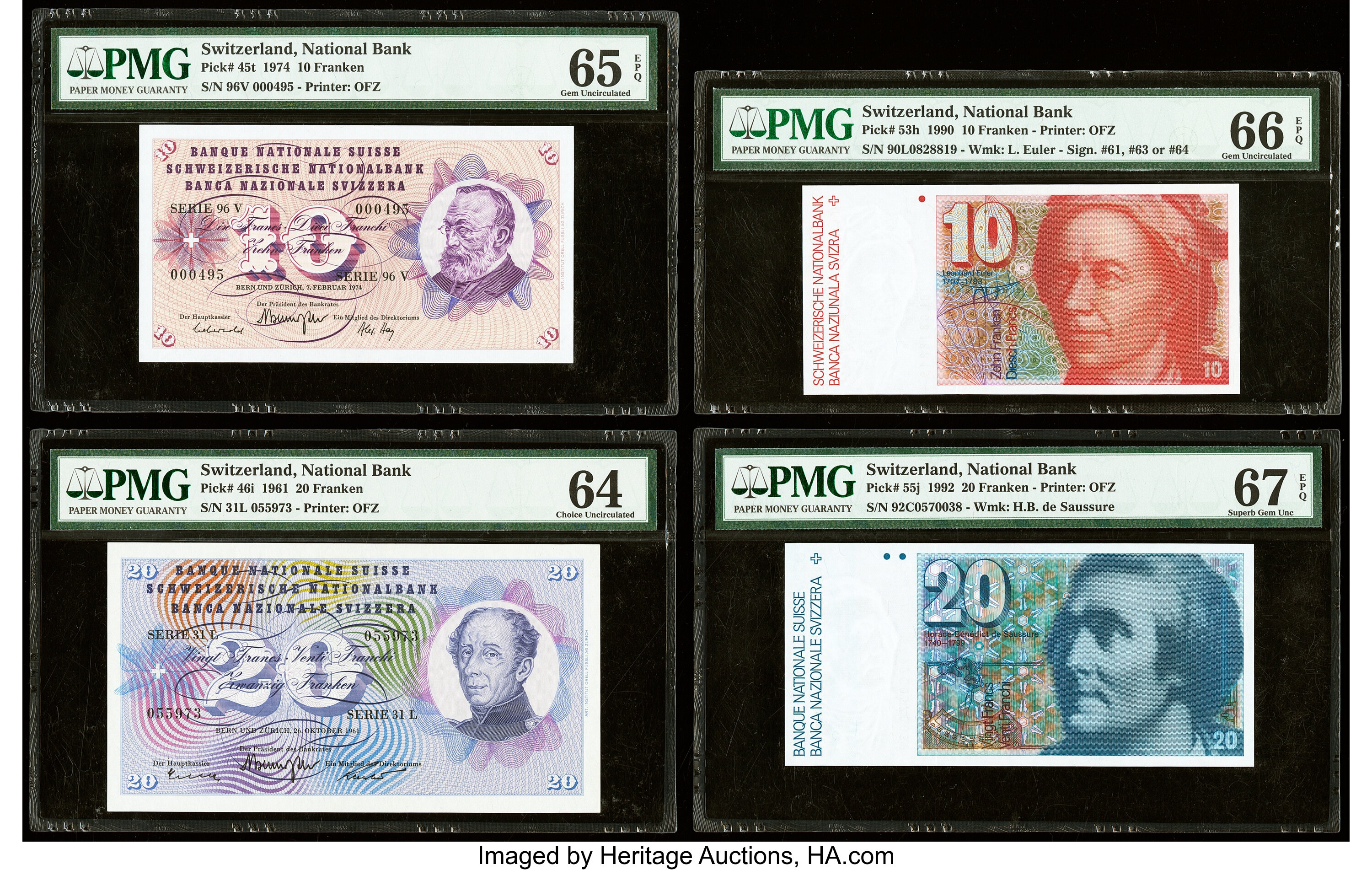 image for: Switzerland  10 francs (B337e)