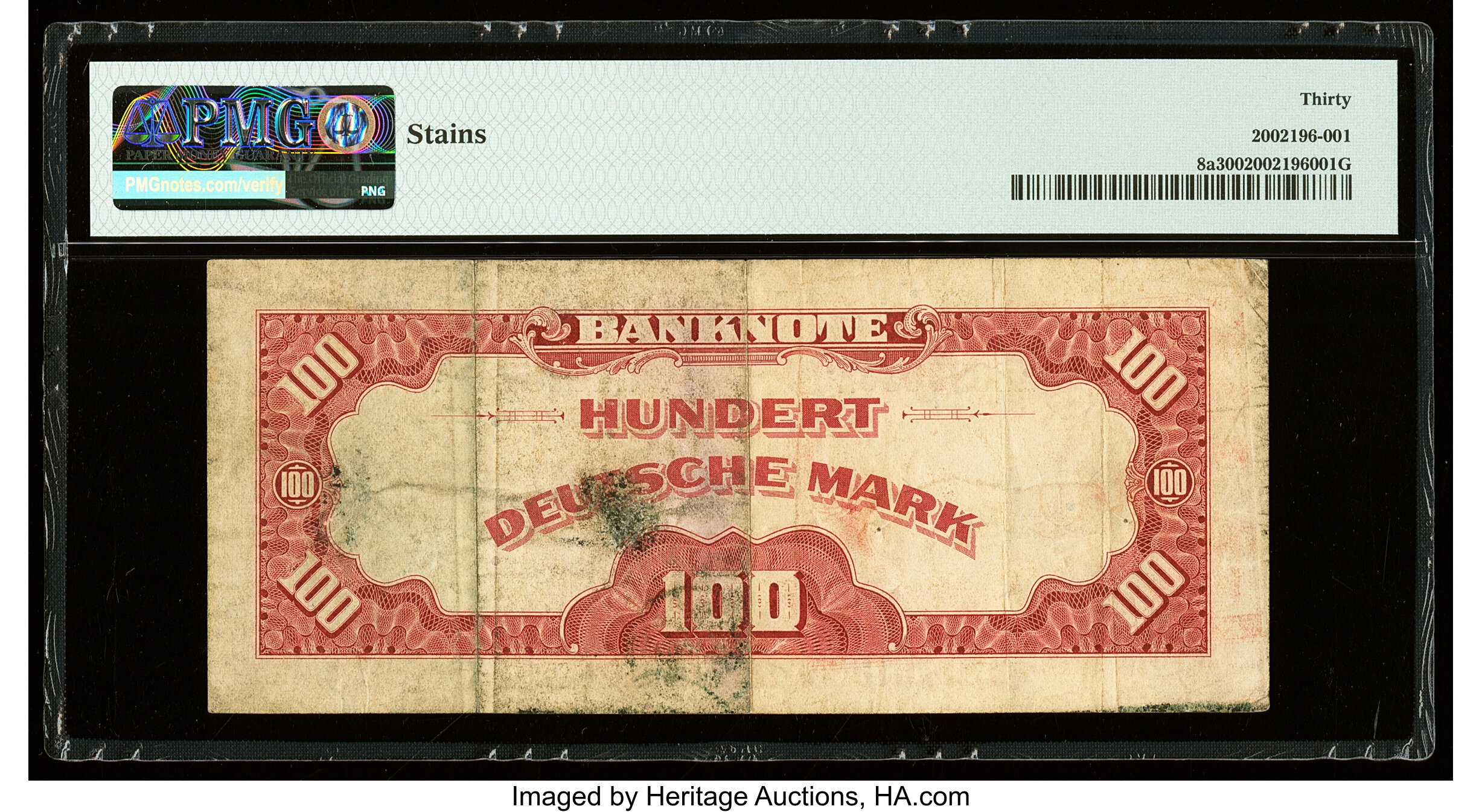 image for: Germany, Federal Republic of  100 deutsche mark (B110c)