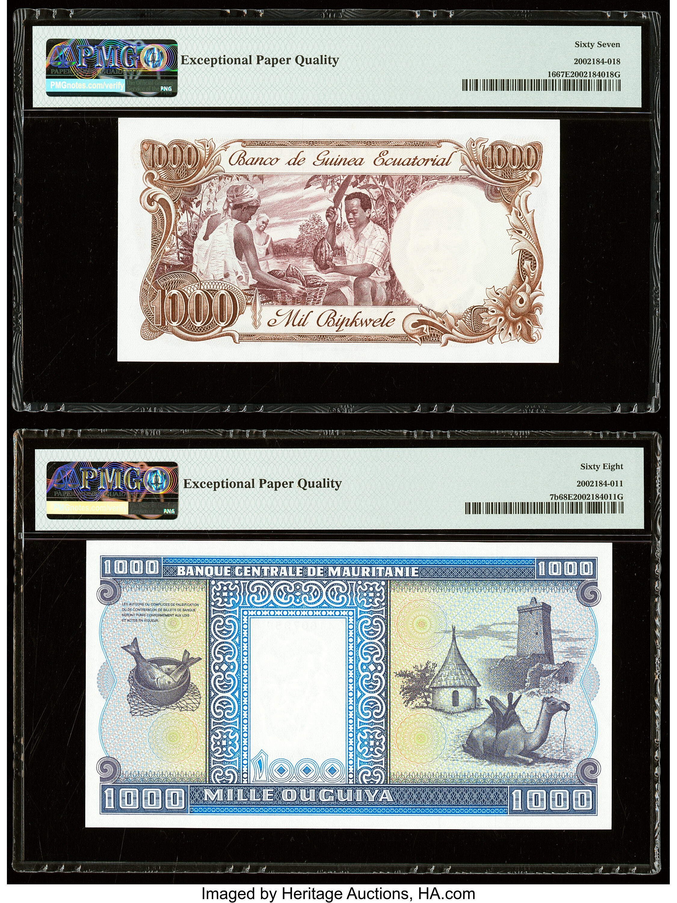 image for: Mauritania  1,000 ouguiya (B107i)