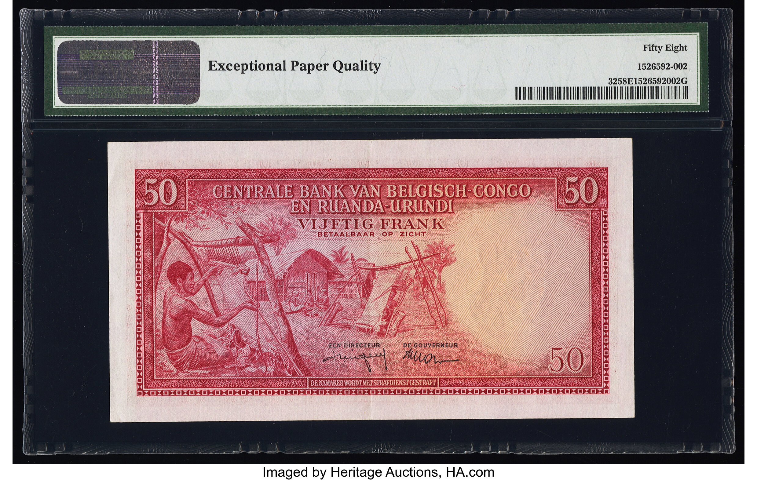 image for: Belgian Congo  50 francs(B312m)