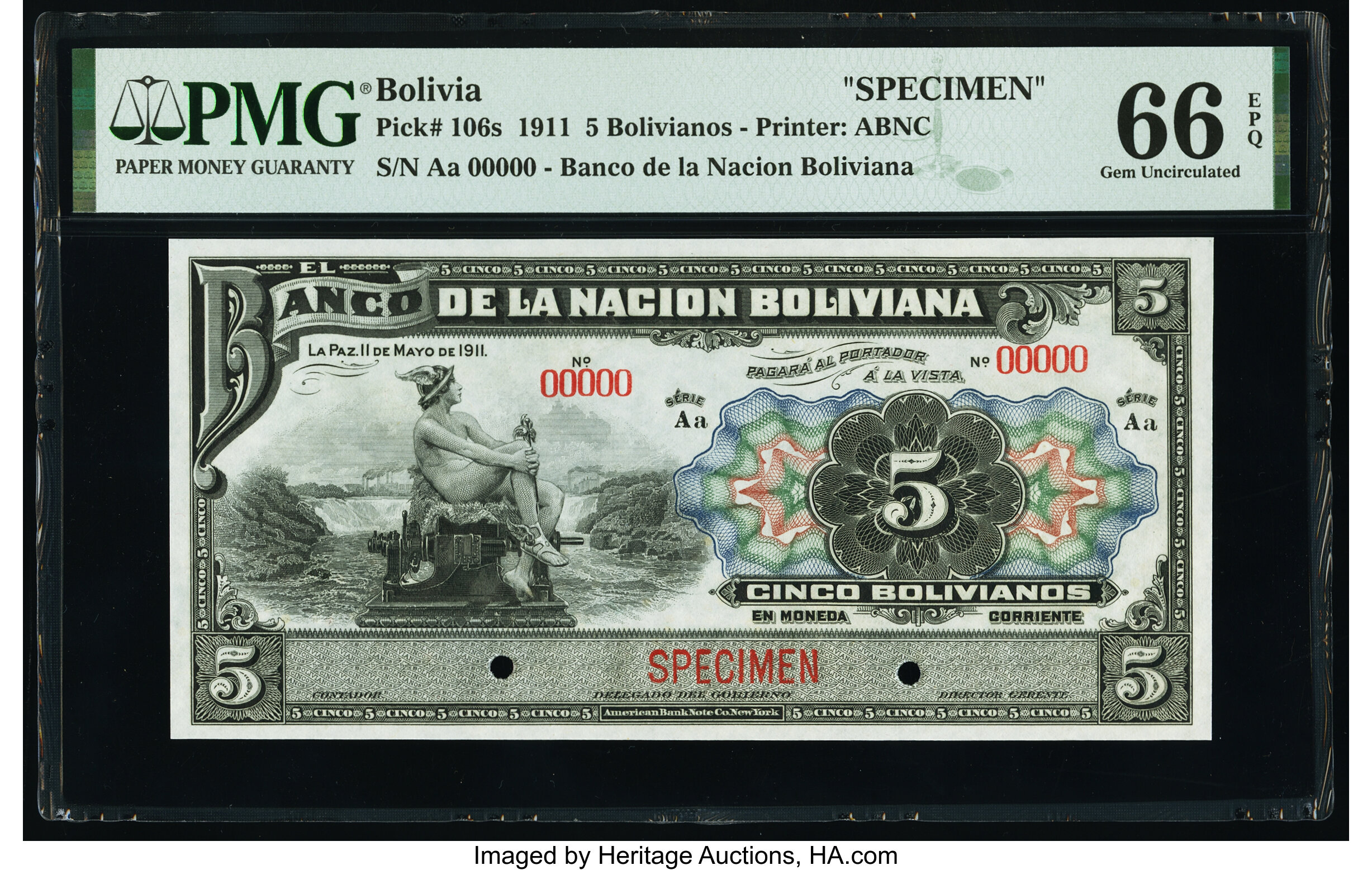 image for: Bolivia  5 bolivianos(B218c)