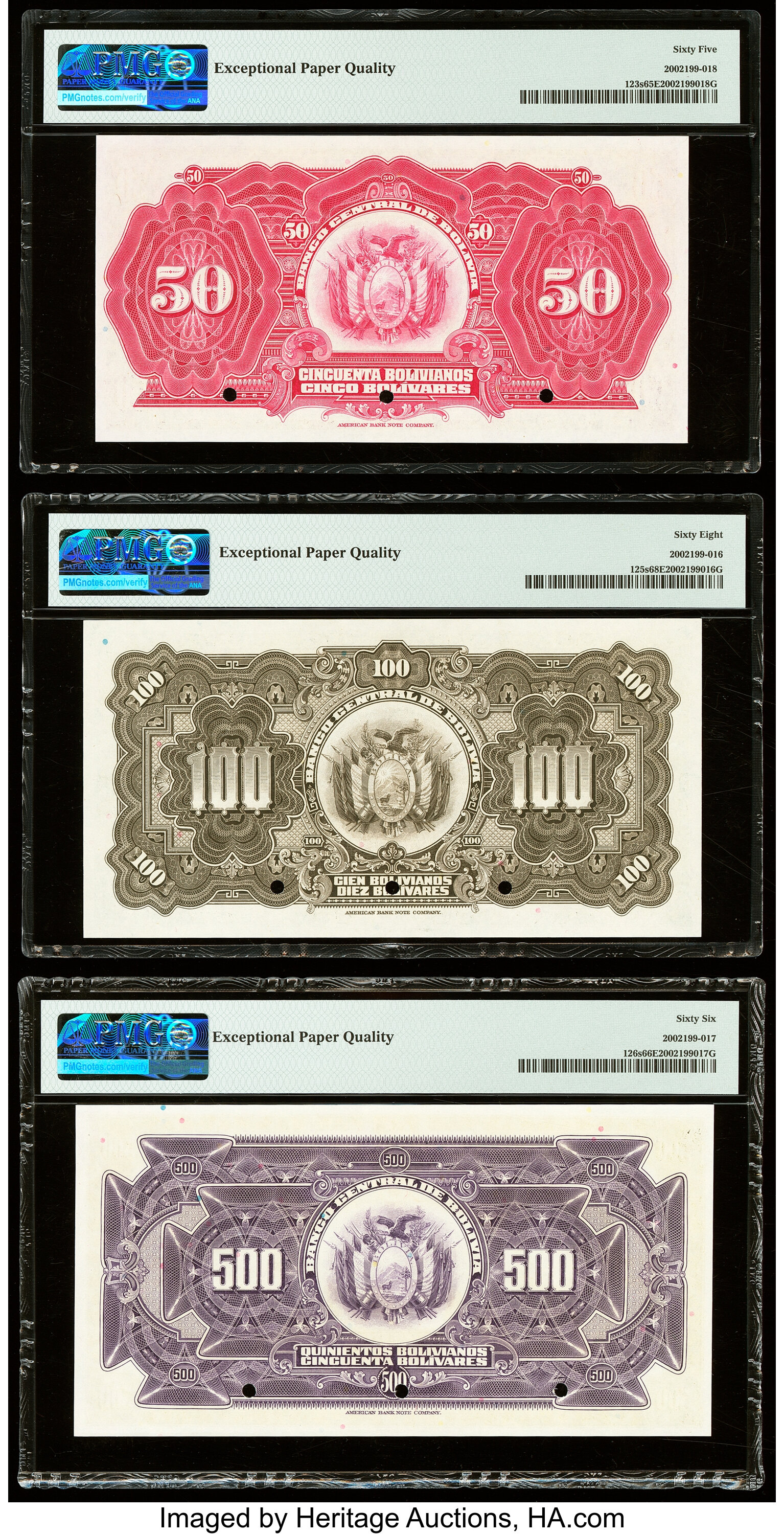 image for: Bolivia  500 bolivianos = 50 bol?vares(B314d)
