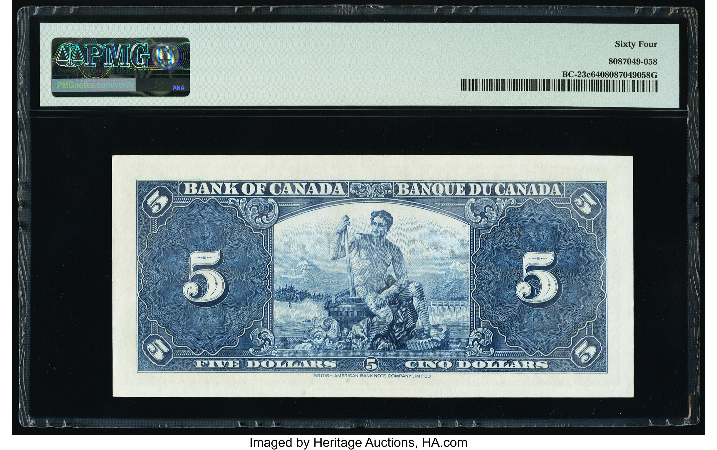 image for: Canada  5 dollars (B323a)
