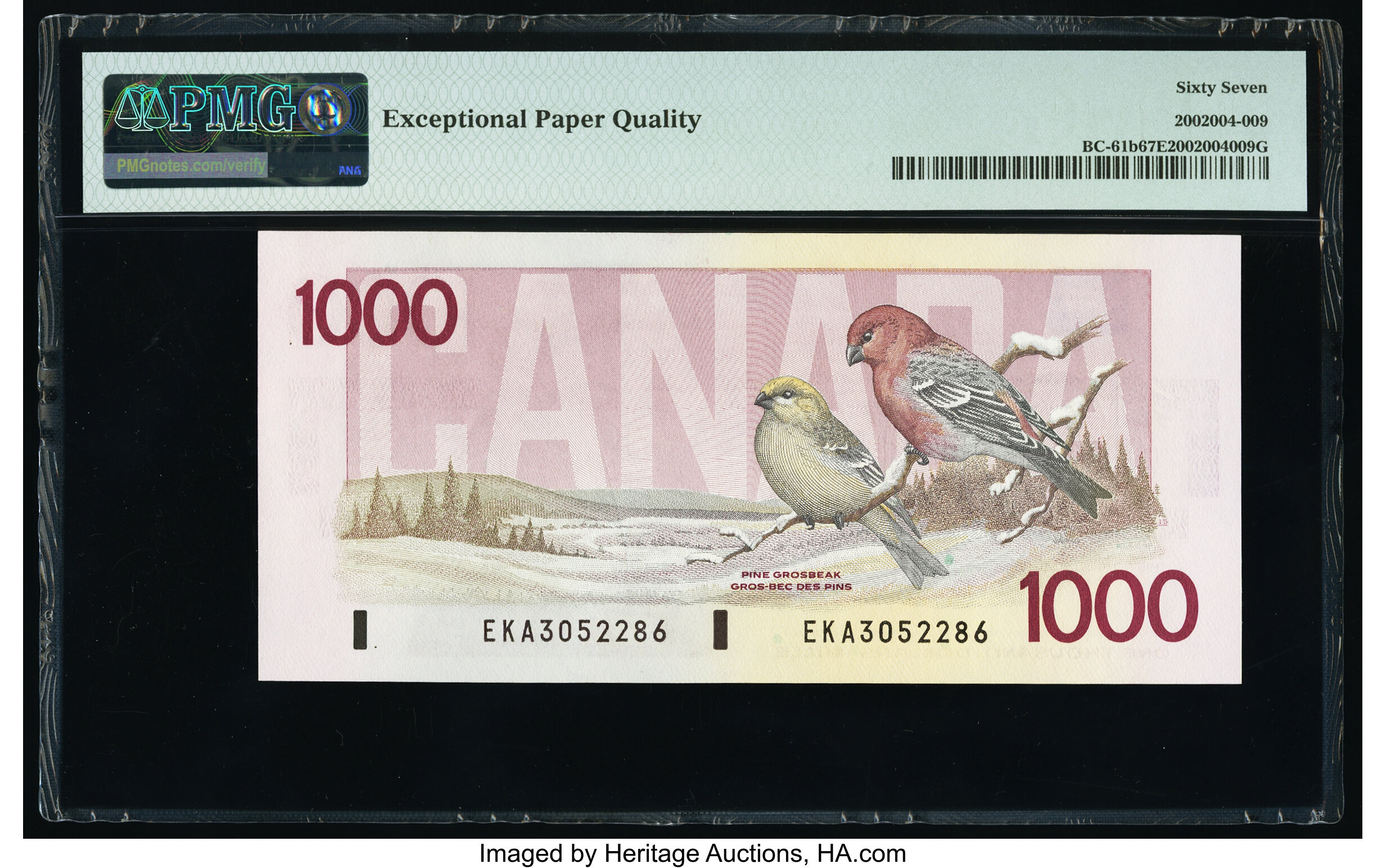 image for: Canada  1,000 dollars (B363b)