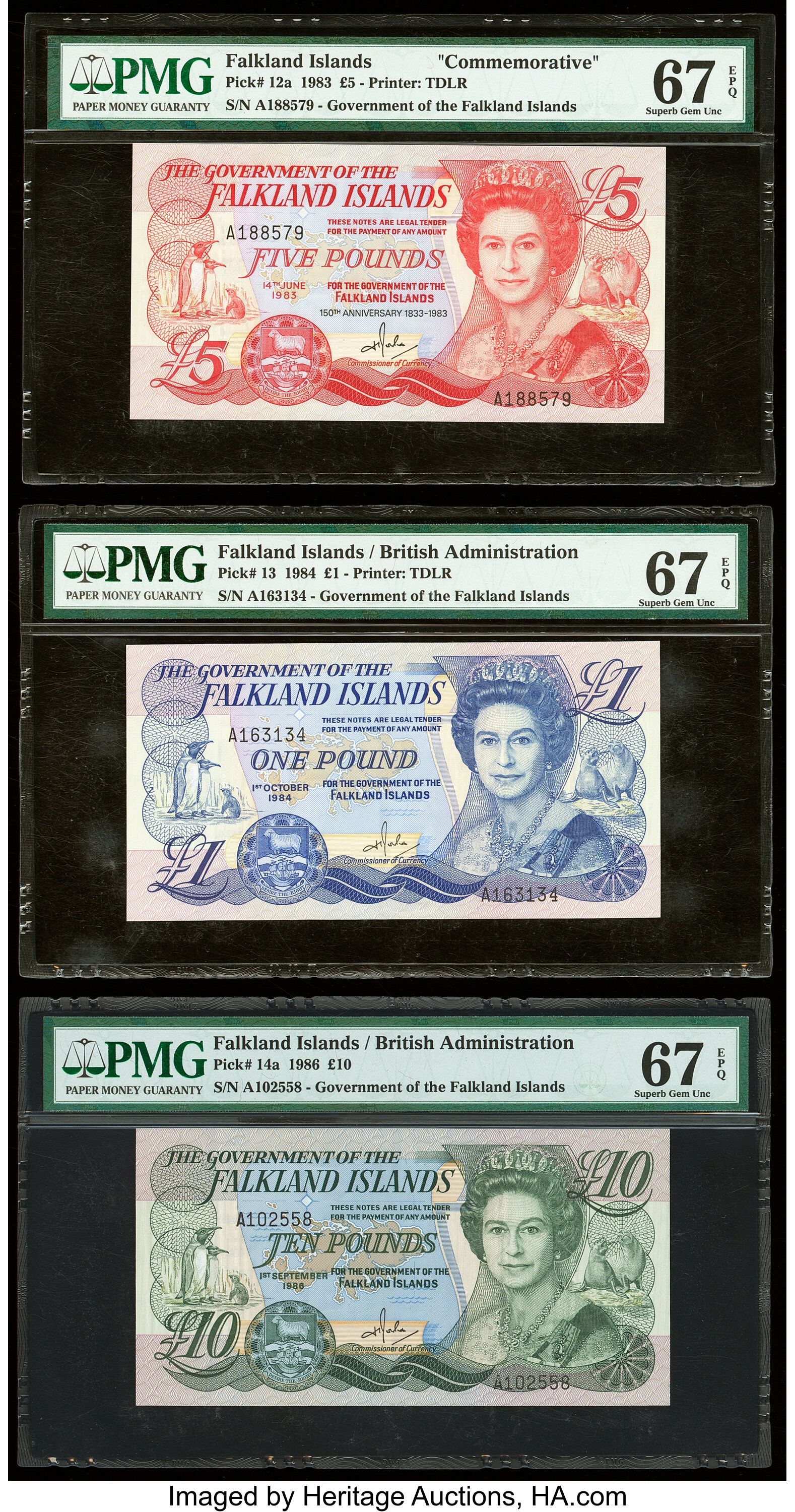 image for: Falkland Islands  1 pound (B218a)