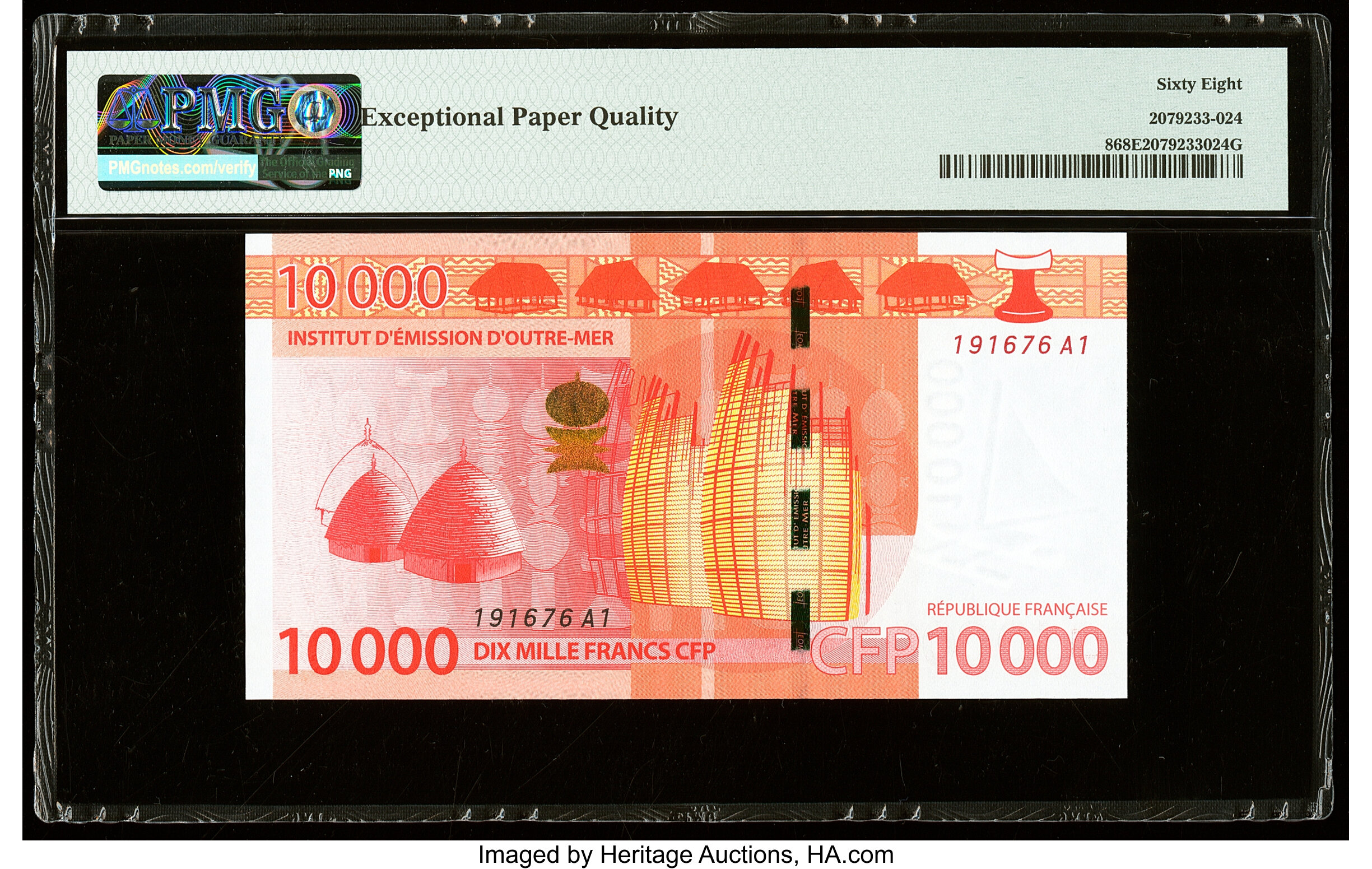 image for: French Pacific Territories  10,000 francs (B108b)