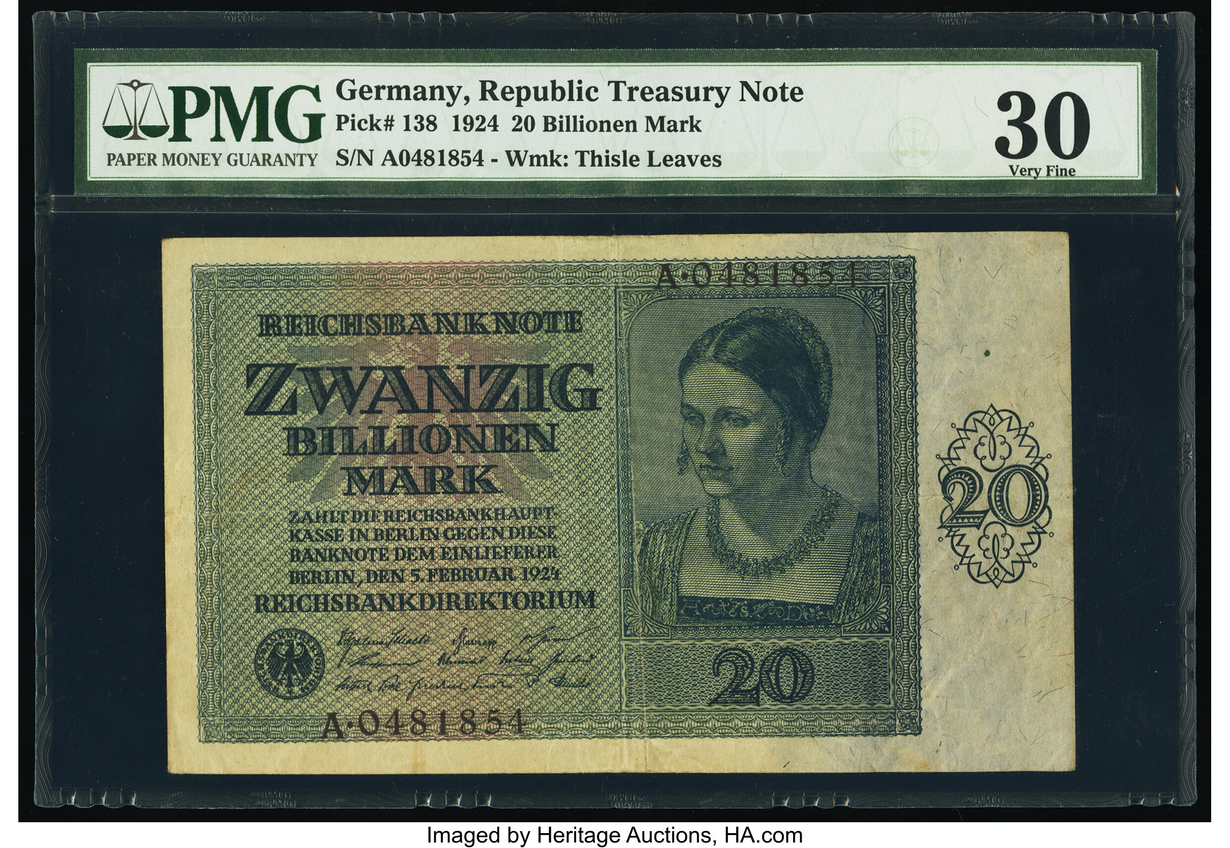 image for: Germany  20 billionen (20,000,000,000,000) mark (B306a)