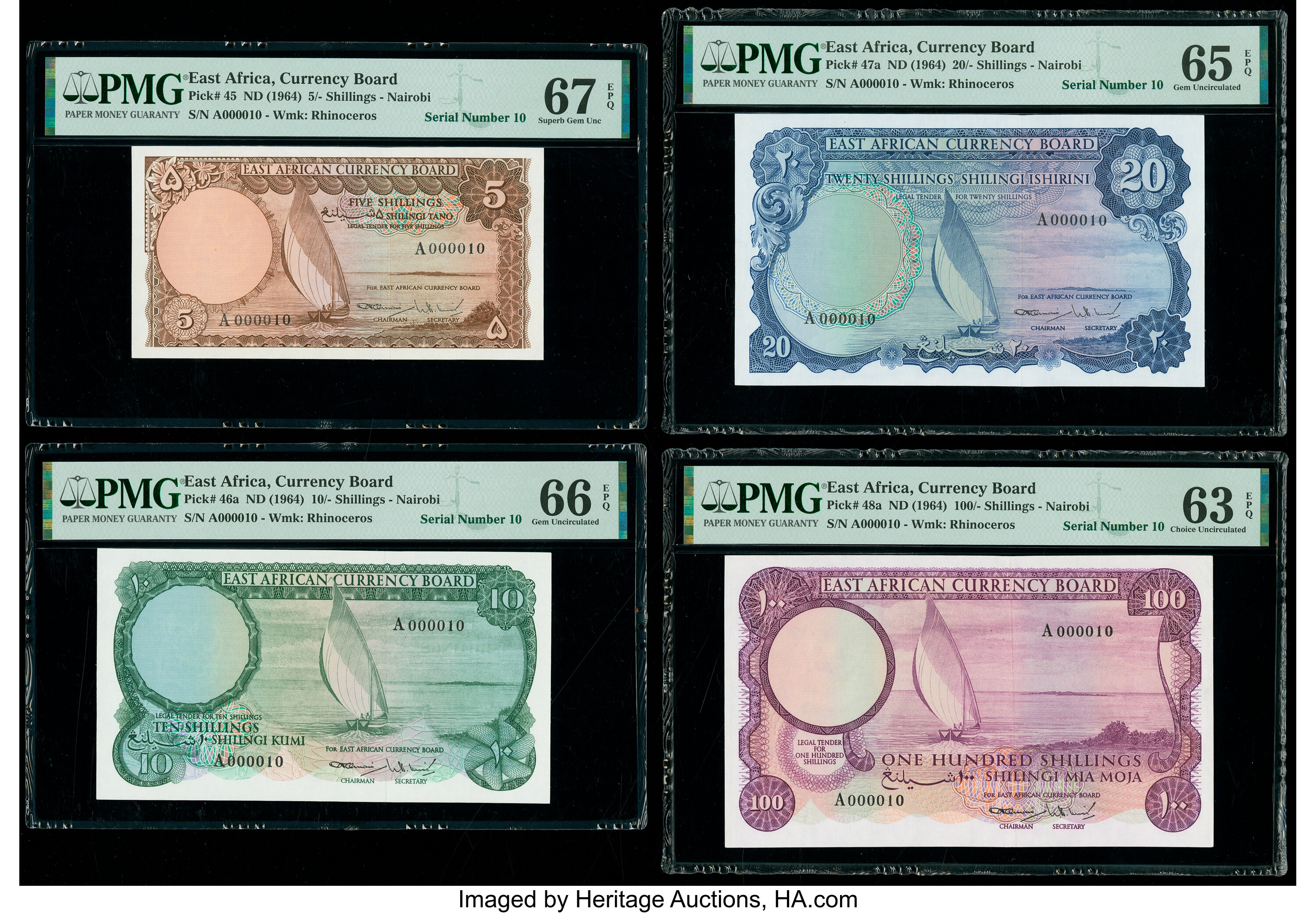 image for: East Africa  5 shillings(B231as4)