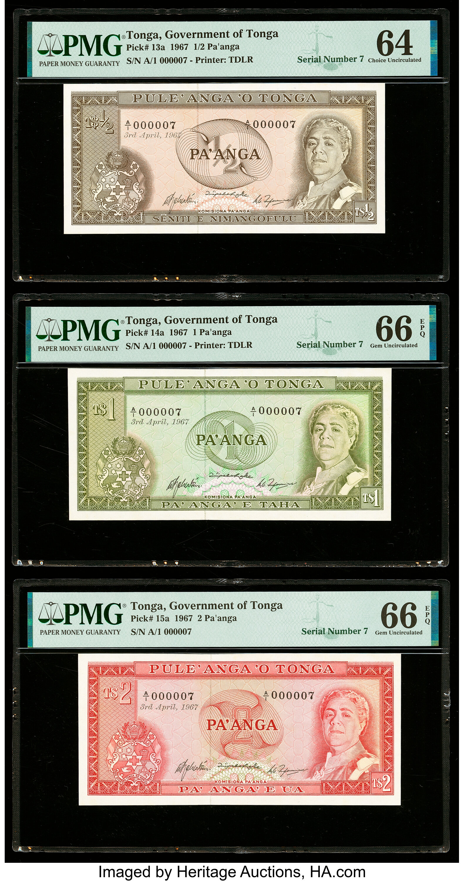 image for: Tonga  10 pa?anga(B117s1)