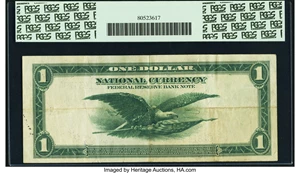 image for: Fr. 716 $1 1918 Federal Reserve Bank Note PCGS Very Fine 30....