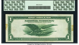 image for: Fr. 719 $1 1918 Federal Reserve Bank Note PCGS Apparent Extremely Fine 40....