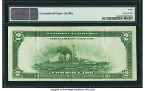 image for: Fr. 751 $2 1918 Federal Reserve Bank Note PMG Extremely Fine 40 EPQ....