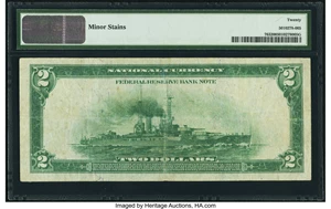 image for: Fr. 763 $2 1918 Federal Reserve Bank Note PMG Very Fine 20....