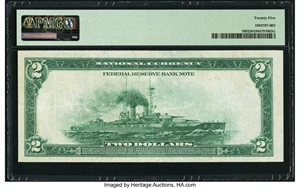 image for: Fr. 769 $2 1918 Federal Reserve Bank Note PMG Very Fine 25....