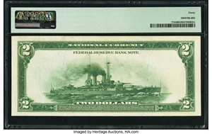 image for: Fr. 774 $2 1918 Federal Reserve Bank Note PMG Extremely Fine 40....