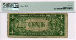 image for: FR. 1609 1935A $1 Experimental (R) Silver Certificate PMG Very Fine 20 (Minor Rust)