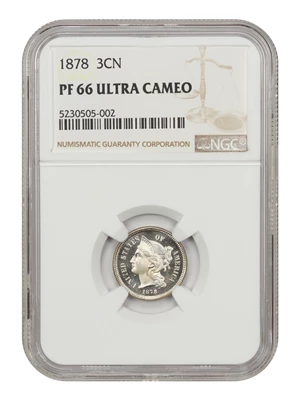 image for: 1878 3cN NGC Proof 66 UCAM