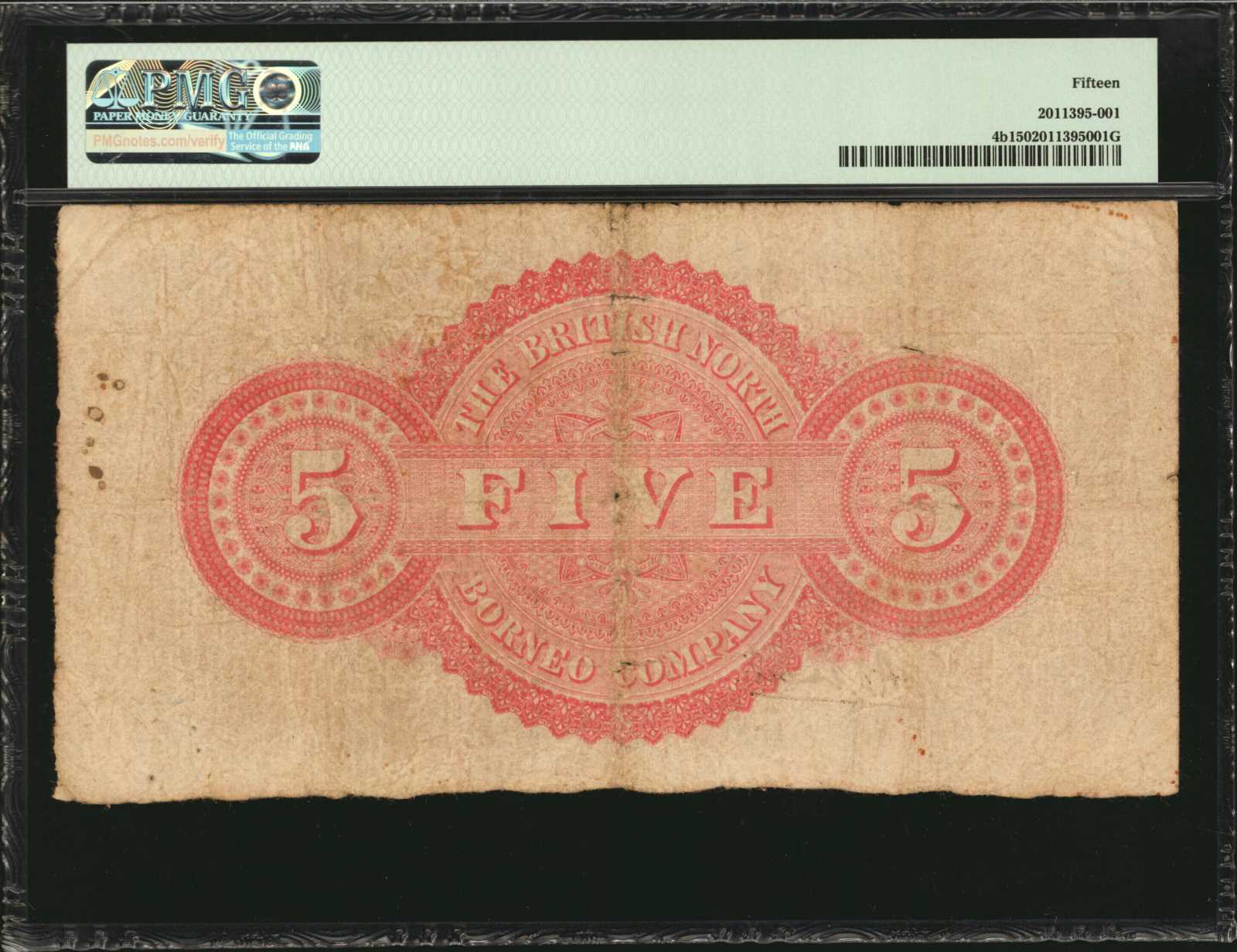 image for: Straits Settlements  10 dollars	VG	VF	VF(B107d)