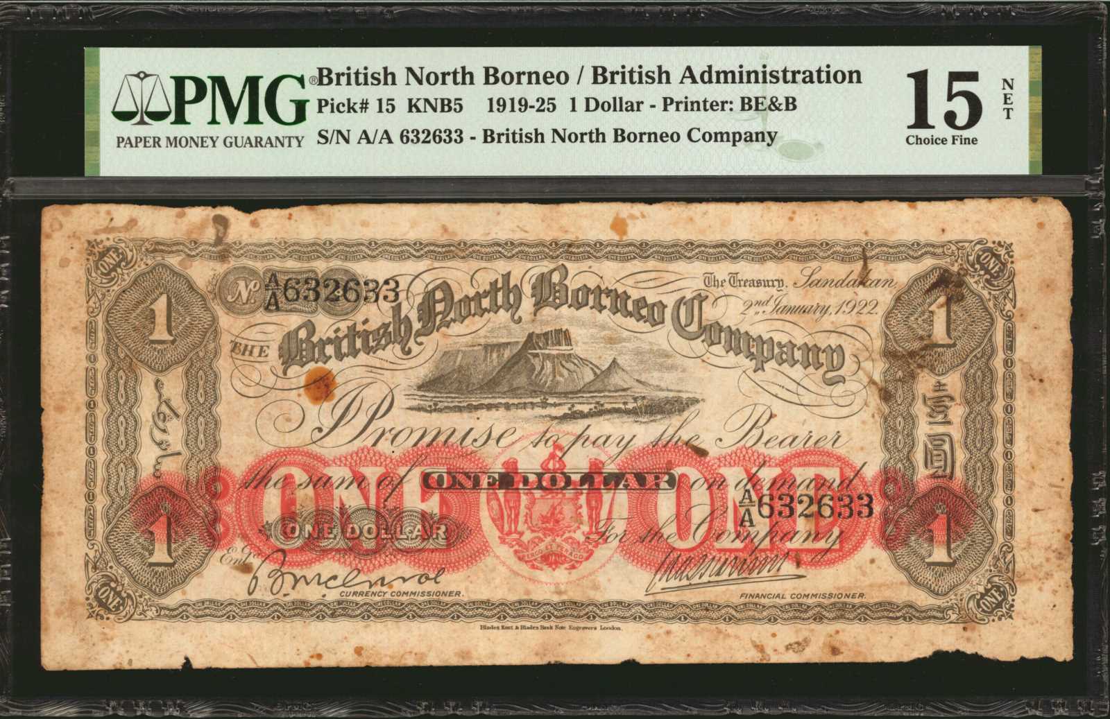 image for: Straits Settlements  10,000 dollars(B114p)