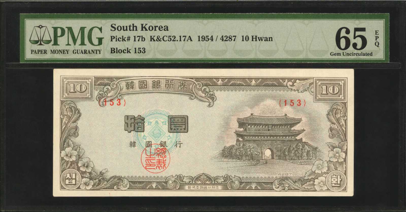 image for: South Korea  1 won (B208bs)