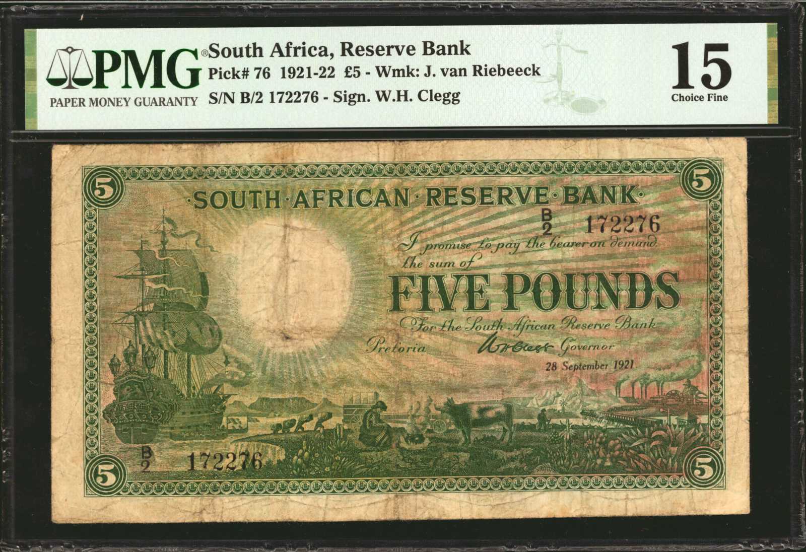 image for: South Africa  5 pounds (B704as)