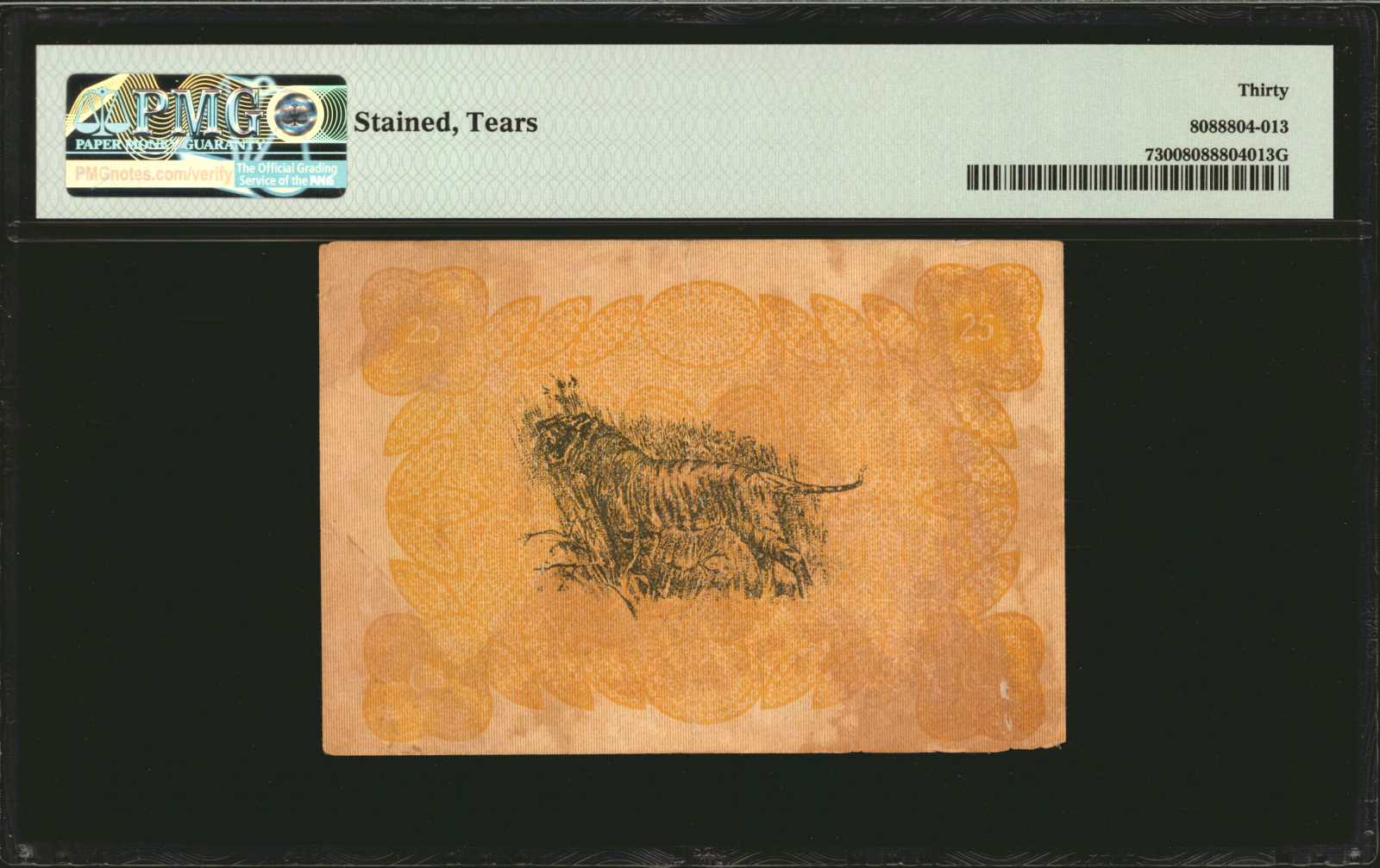 image for: Straits Settlements  25 cents(B116as)